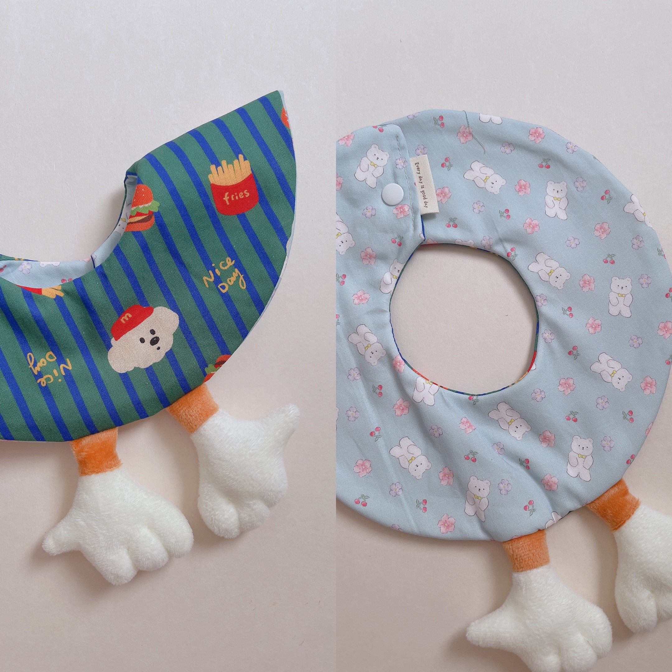 【 現貨 】白色腿腿 - 圓兜