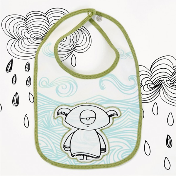 澳洲amoramor 獨眼怪獸塗鴉圍兜(ONE SIZE)