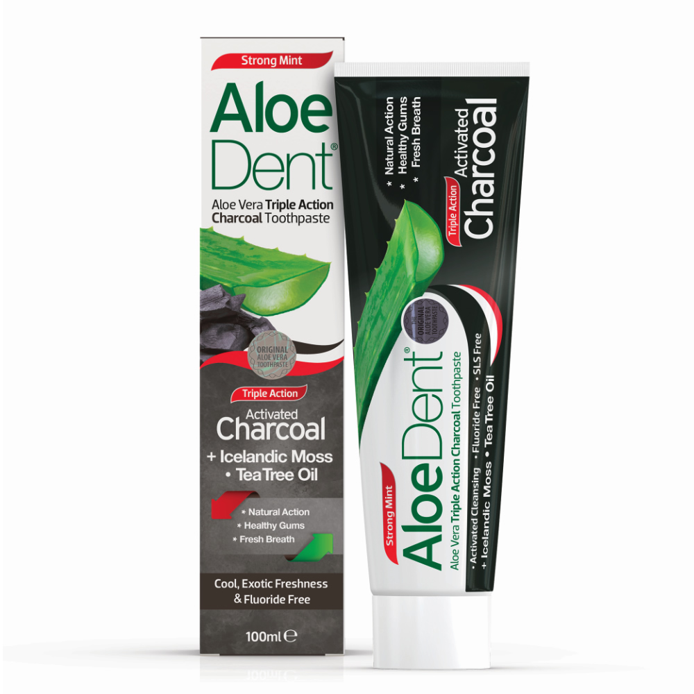 英國Aloe Dent-炭潔淨牙膏(無氟)