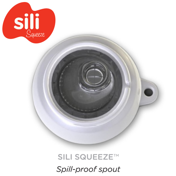 美國thesilico-Sili Squeeze防噴溢替換奶嘴頭(十字孔1入)