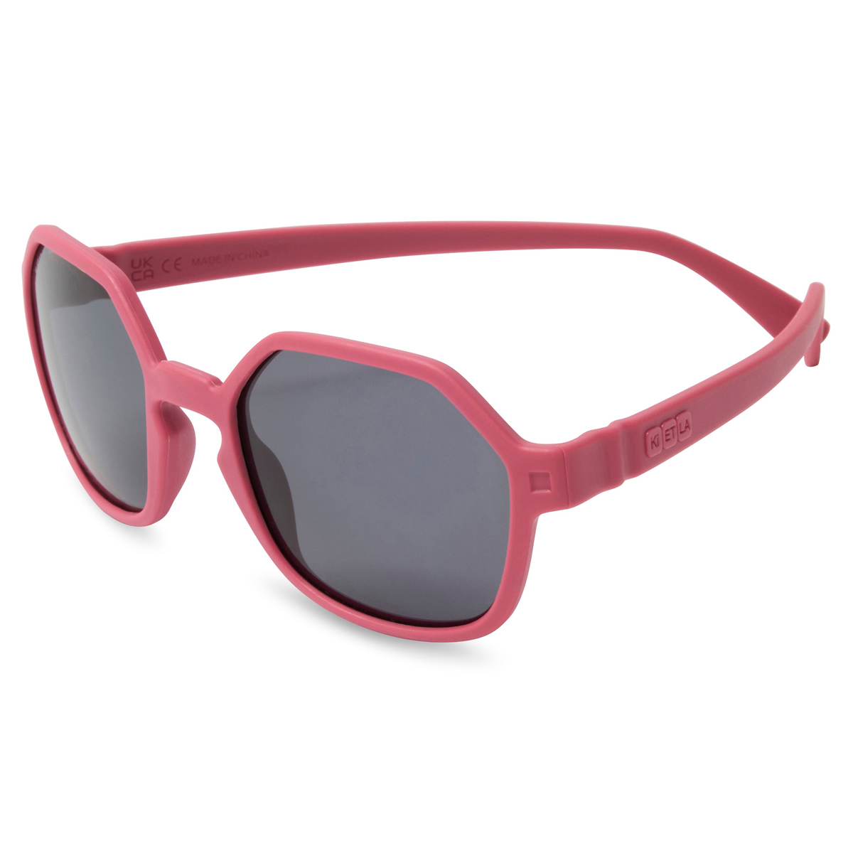 法國KiETLA EYZZ奧茲幼兒太陽眼鏡（4-12Y｜莓果紅）