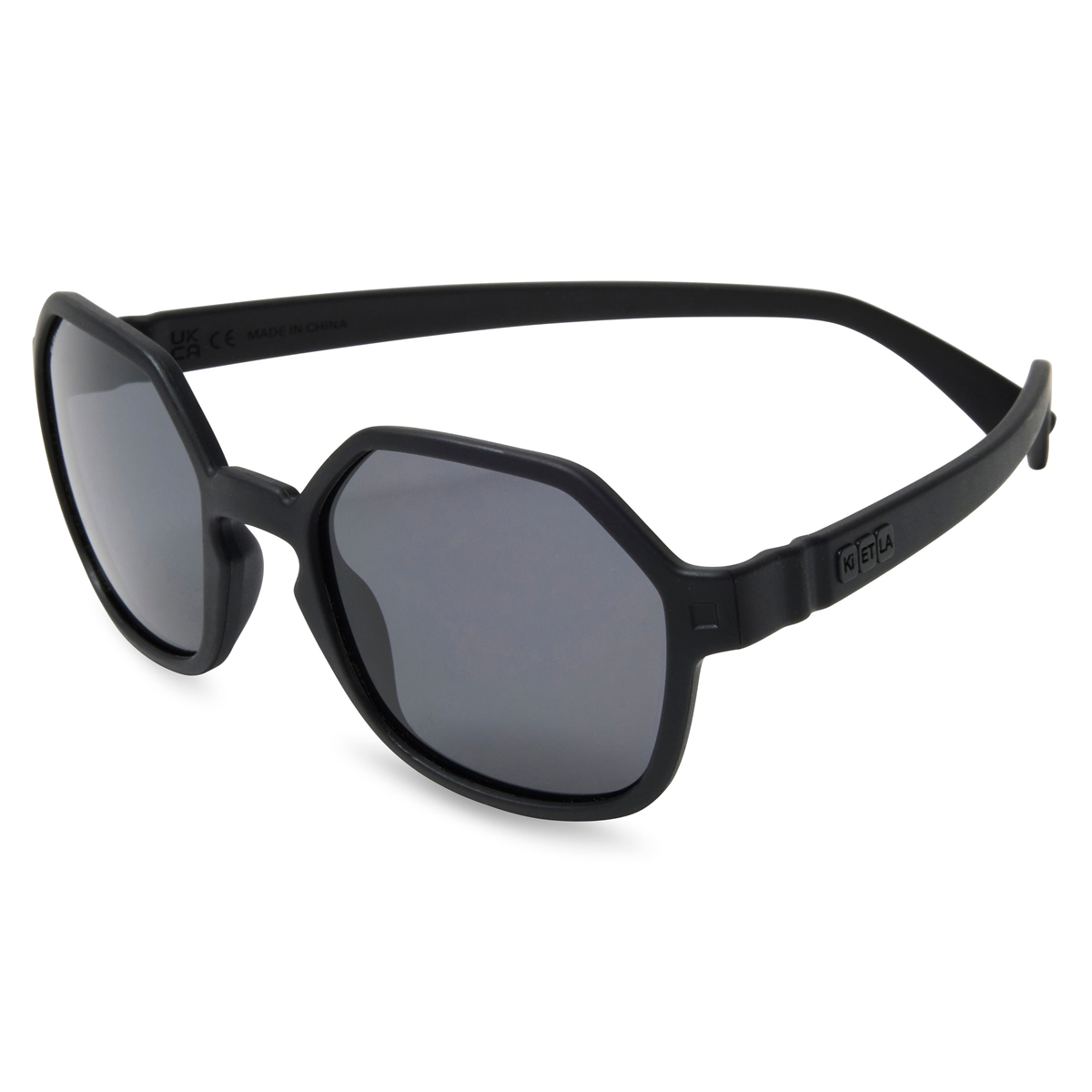 法國KiETLA EYZZ奧茲幼兒太陽眼鏡（4-12Y｜經典黑）