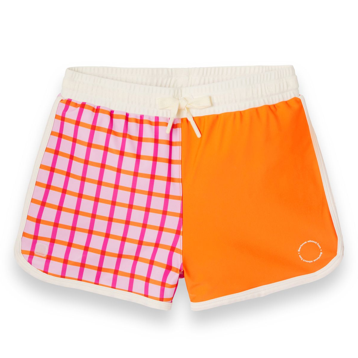 法國KiETLA ICONIK 游泳防曬海灘褲(陽光橘格)