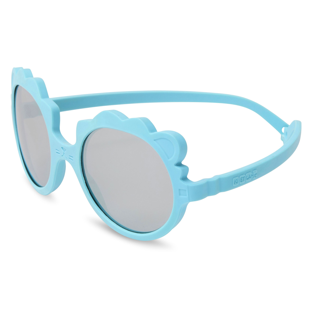 法國KiETLA LION萌貝獅幼兒太陽眼鏡（1-4Y｜風暴藍）