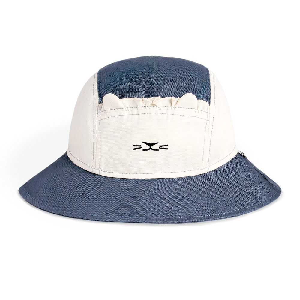 法國KiETLA BOB's萌貝貝遮陽帽(紳士藍)