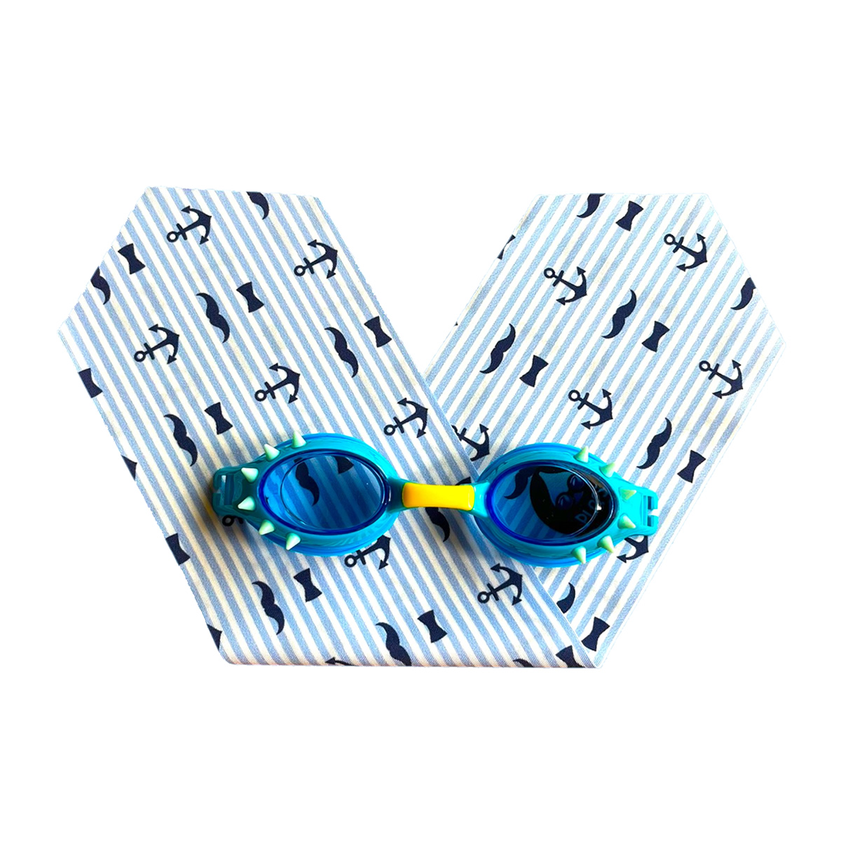 法國waterplops-幼童游泳泳鏡 (小船長/2-4Y)