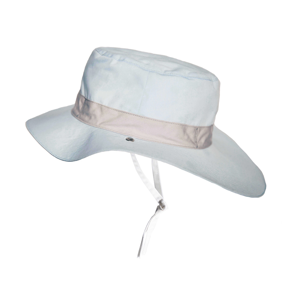 法國KiETLA Kapel凱貝拉幼兒遮陽帽(粉藍加勒比海)