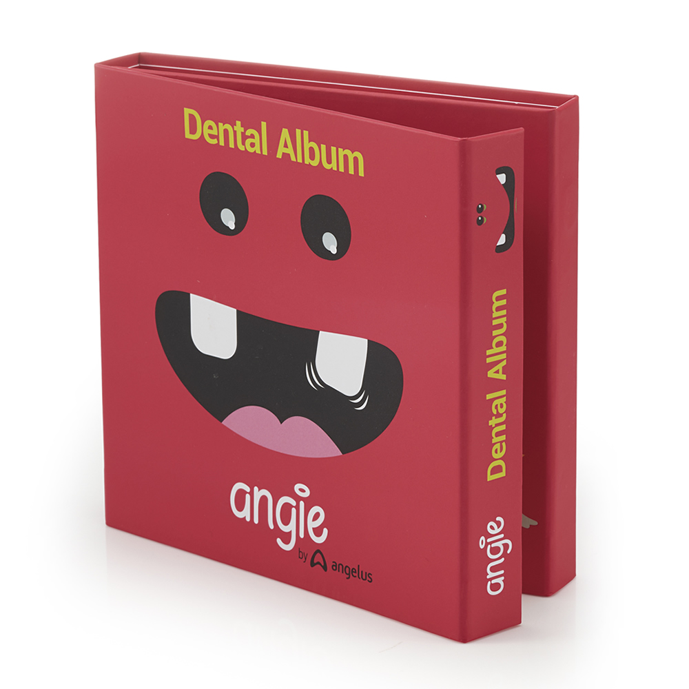 巴西angie 牙仙的魔法乳牙紀念小書(櫻桃紅)