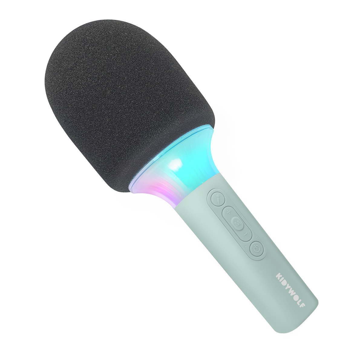 比利時KIDYWOLF 魔幻歡唱麥克風(幻彩綠)