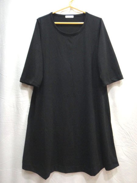 SEDA~大尺碼~超大尺碼~七分袖素面洋裝~全尺碼~(40-150公斤)以上皆可穿~四季皆可穿