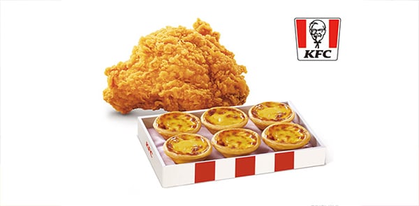 肯德基原味蛋撻禮盒+咔啦脆雞好禮即享券(團購優惠請洽客服)
