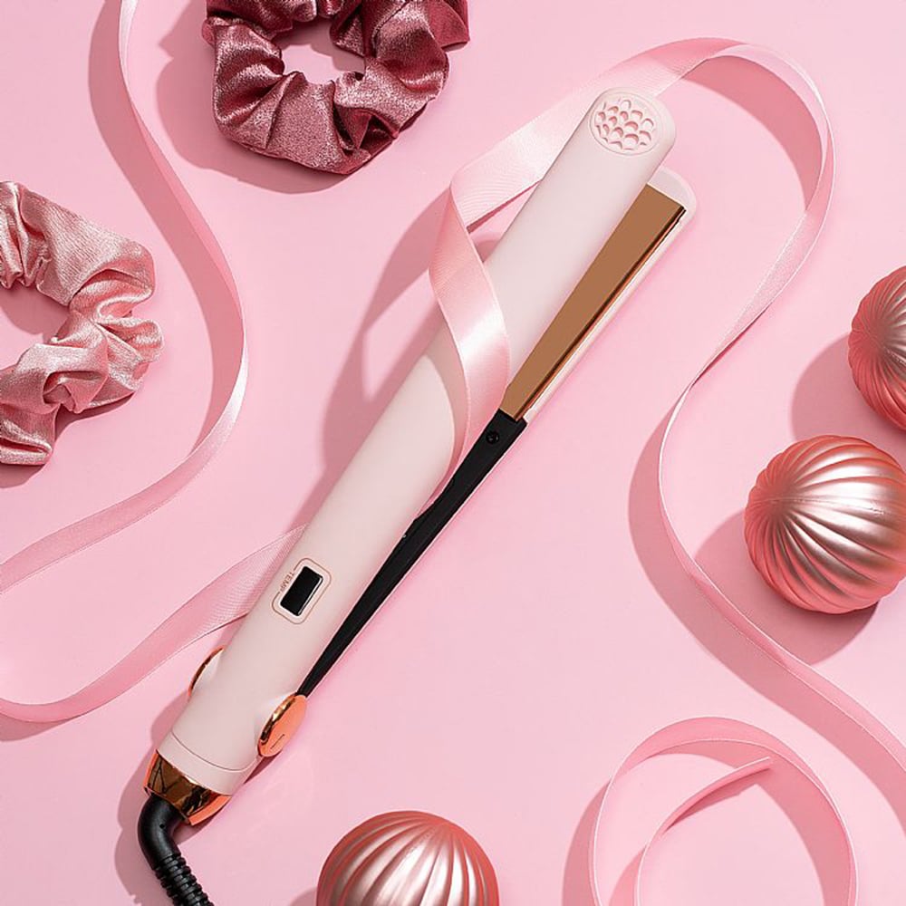 【TYMO】SWAY 智慧造型夾｜奈米鈦板｜MCH技術｜觸摸面板｜夢幻粉｜經典黑