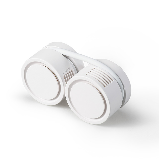 ｜Cyber｜五代掛脖全收納式充電涼風扇｜超安全｜雙電池｜買一送一