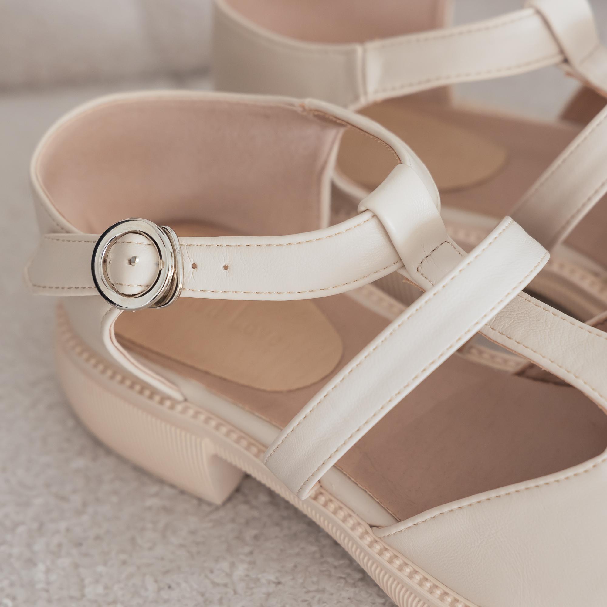 大尺碼韓系包頭漁夫編織涼鞋