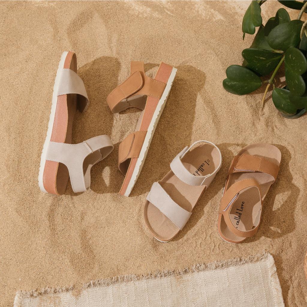 MIT親子款魔鬼氈機能足弓涼鞋