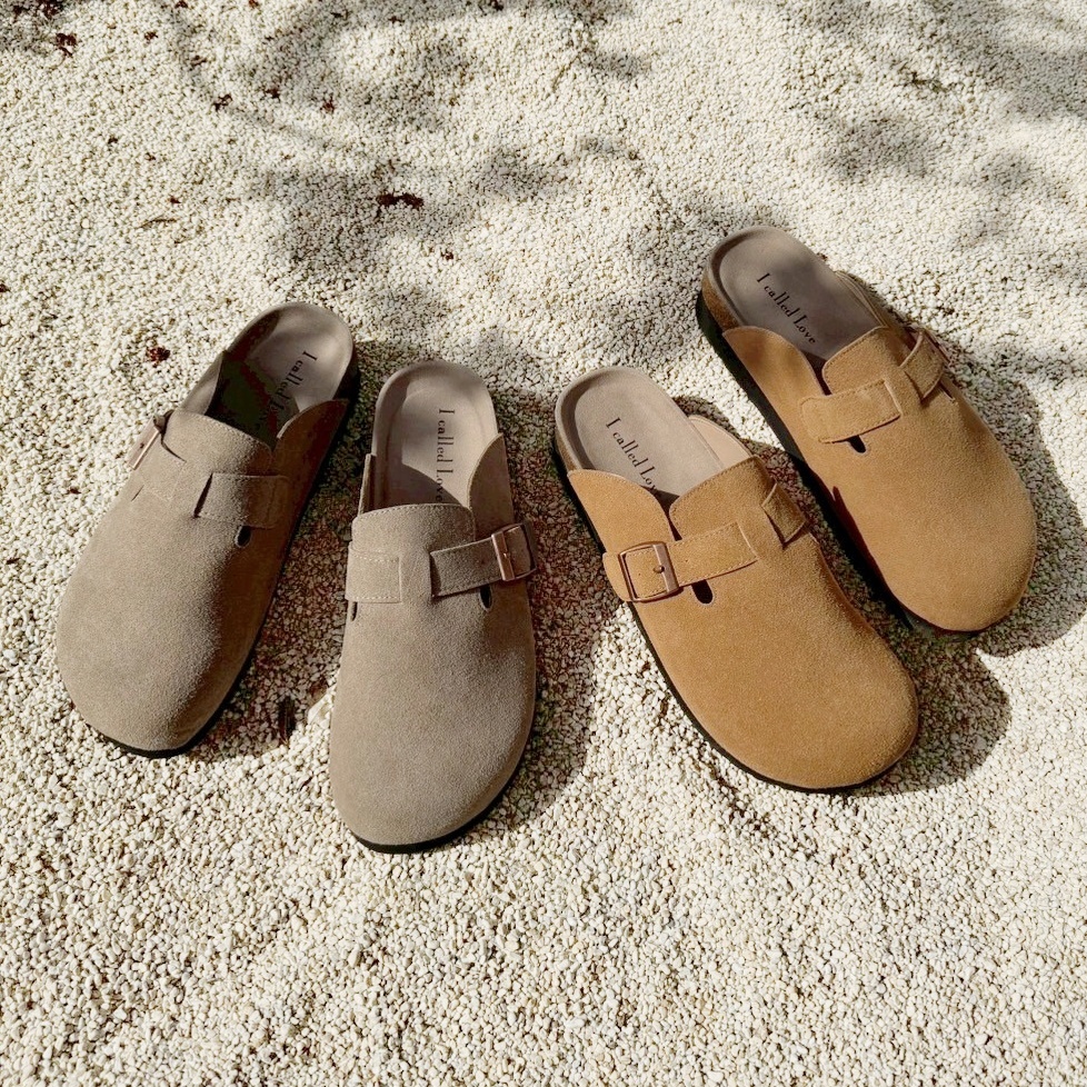 韓版包頭厚底穆勒拖鞋