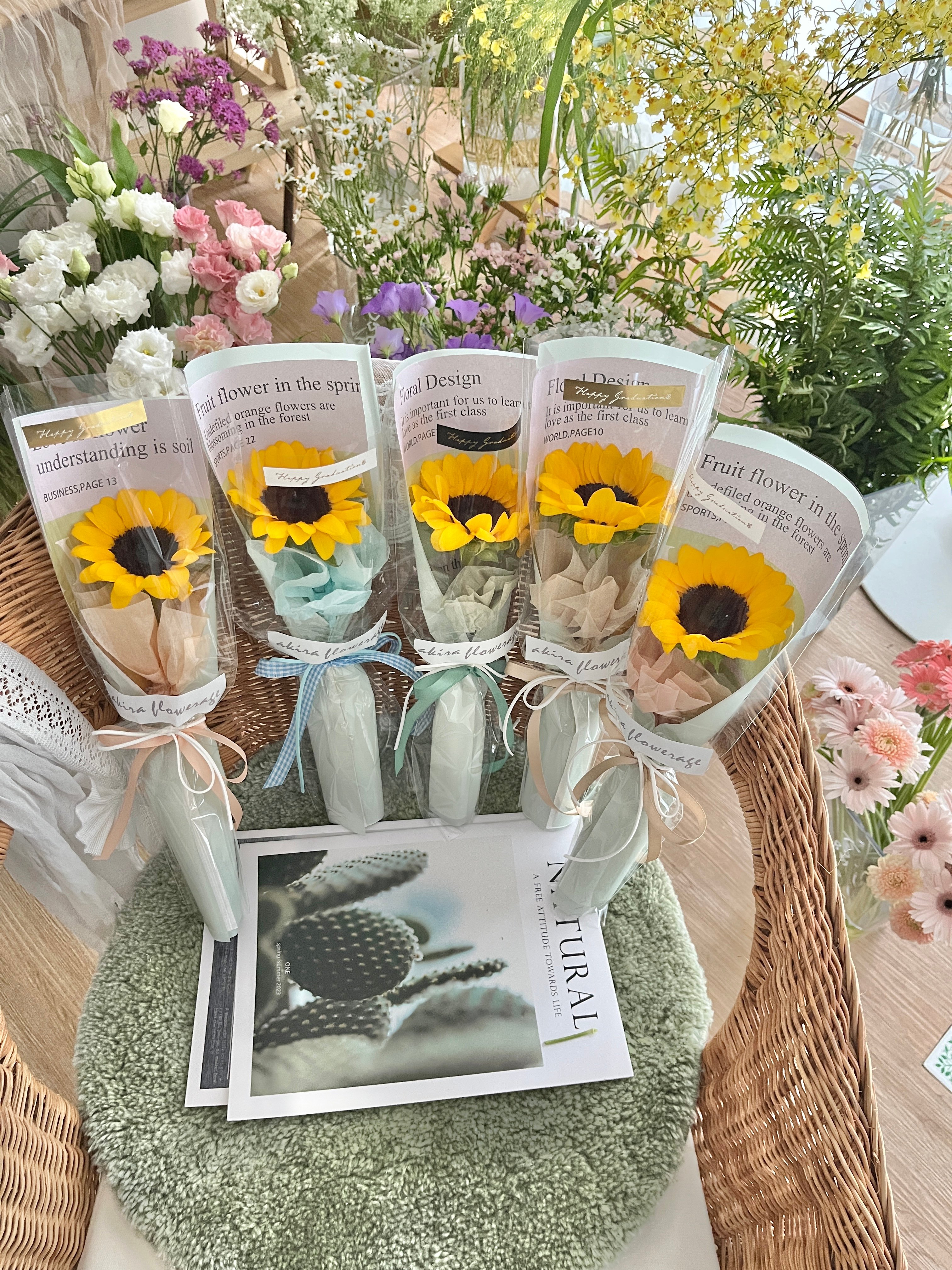 🎓 Start-Up 青春啟程向日葵畢業花束（限量 Graduation Bouquet