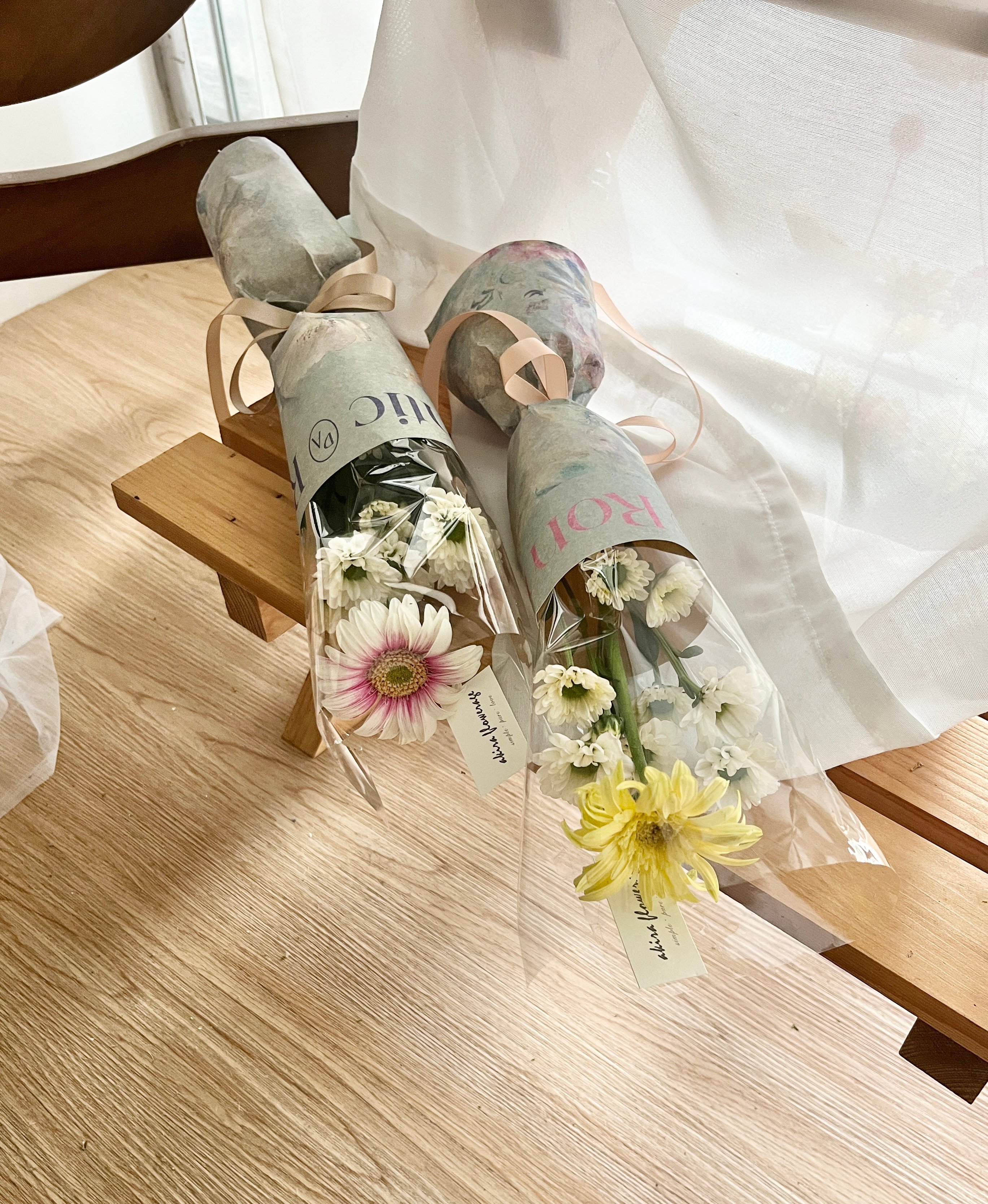 🌼 彩色非洲菊油畫質感花束(不挑色）🌼 Flower Gift