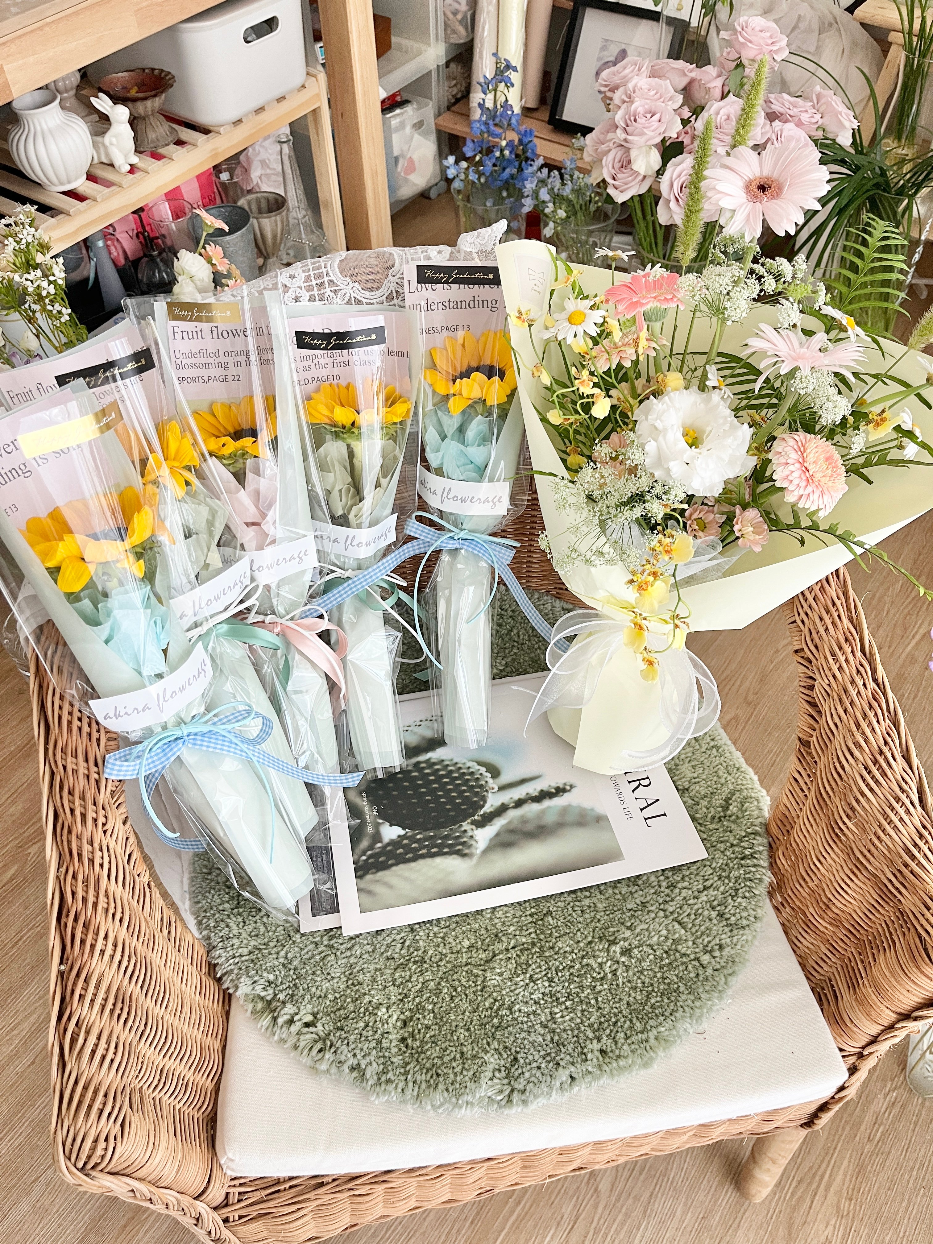 🎓 Start-Up 青春啟程向日葵畢業花束（限量 Graduation Bouquet