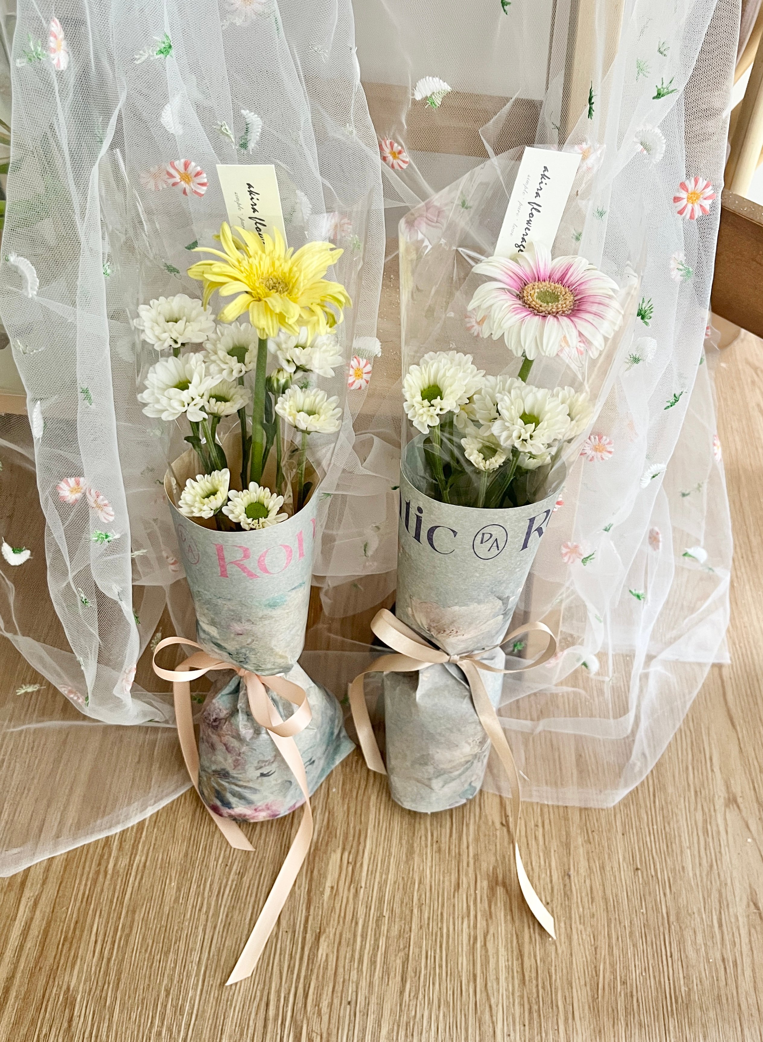 🌼 彩色非洲菊油畫質感花束(不挑色）🌼 Flower Gift