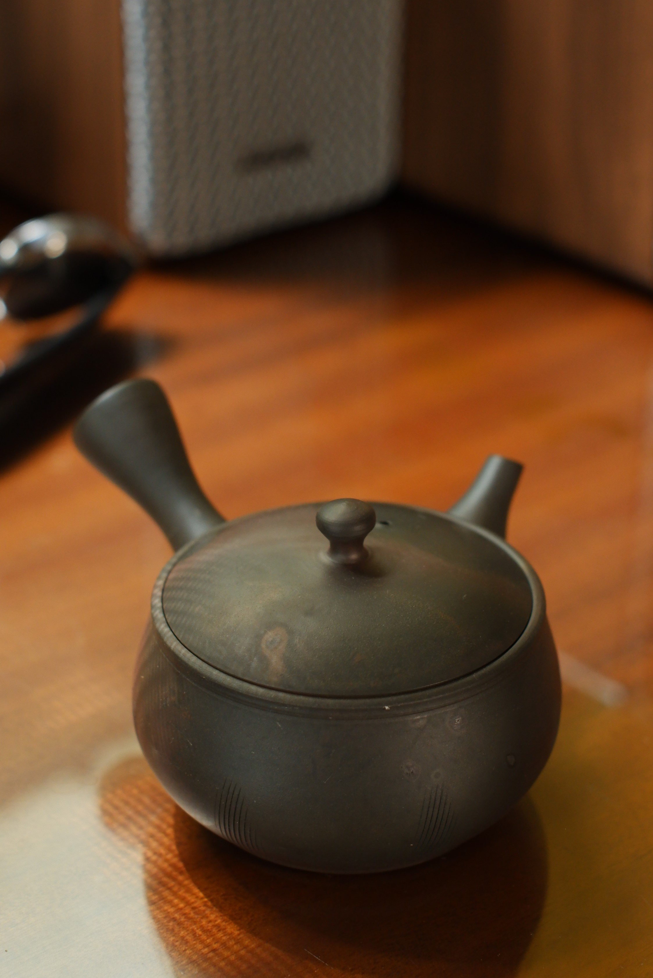 窯變釜型櫛目【玉光】