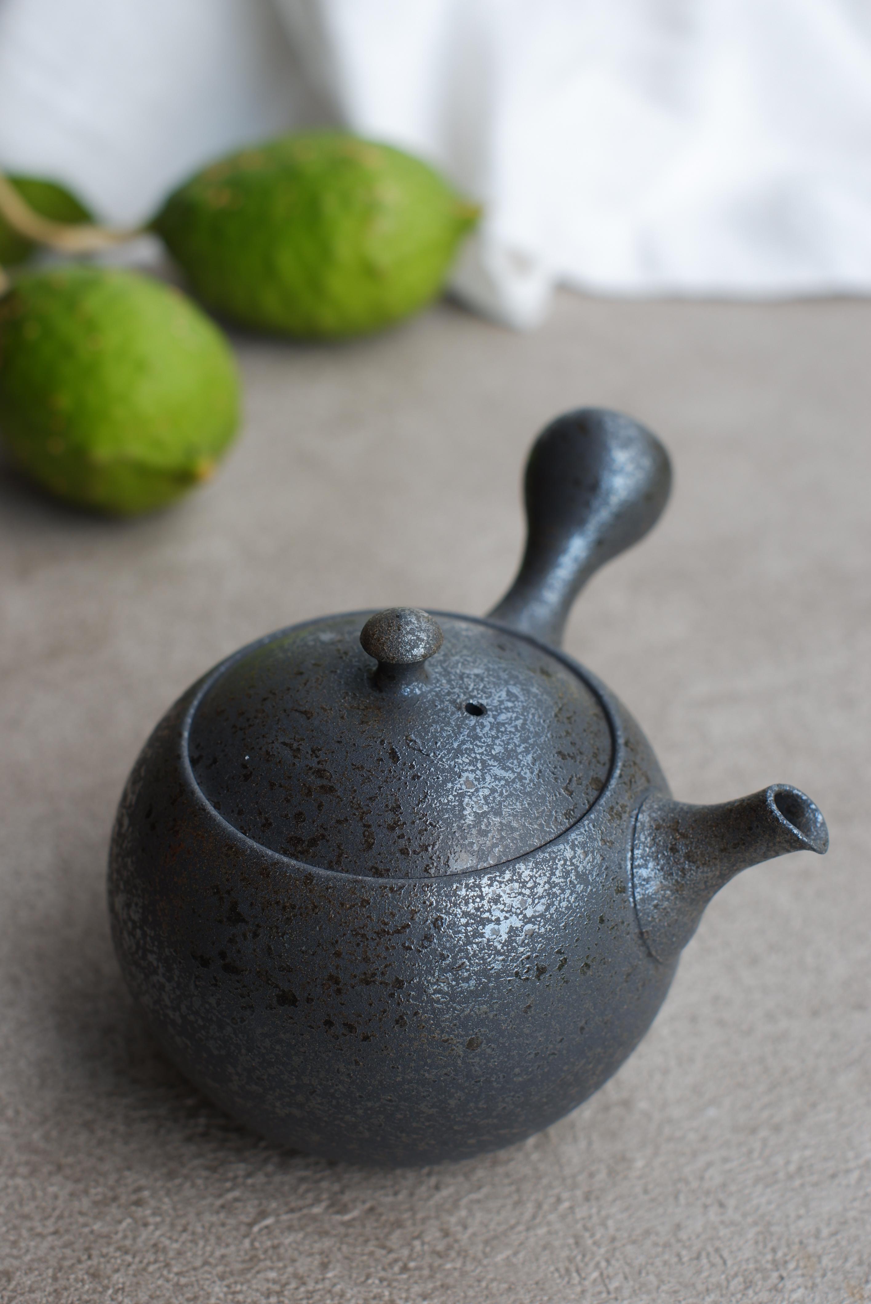 炭化丸型吹釉【藤田德太】