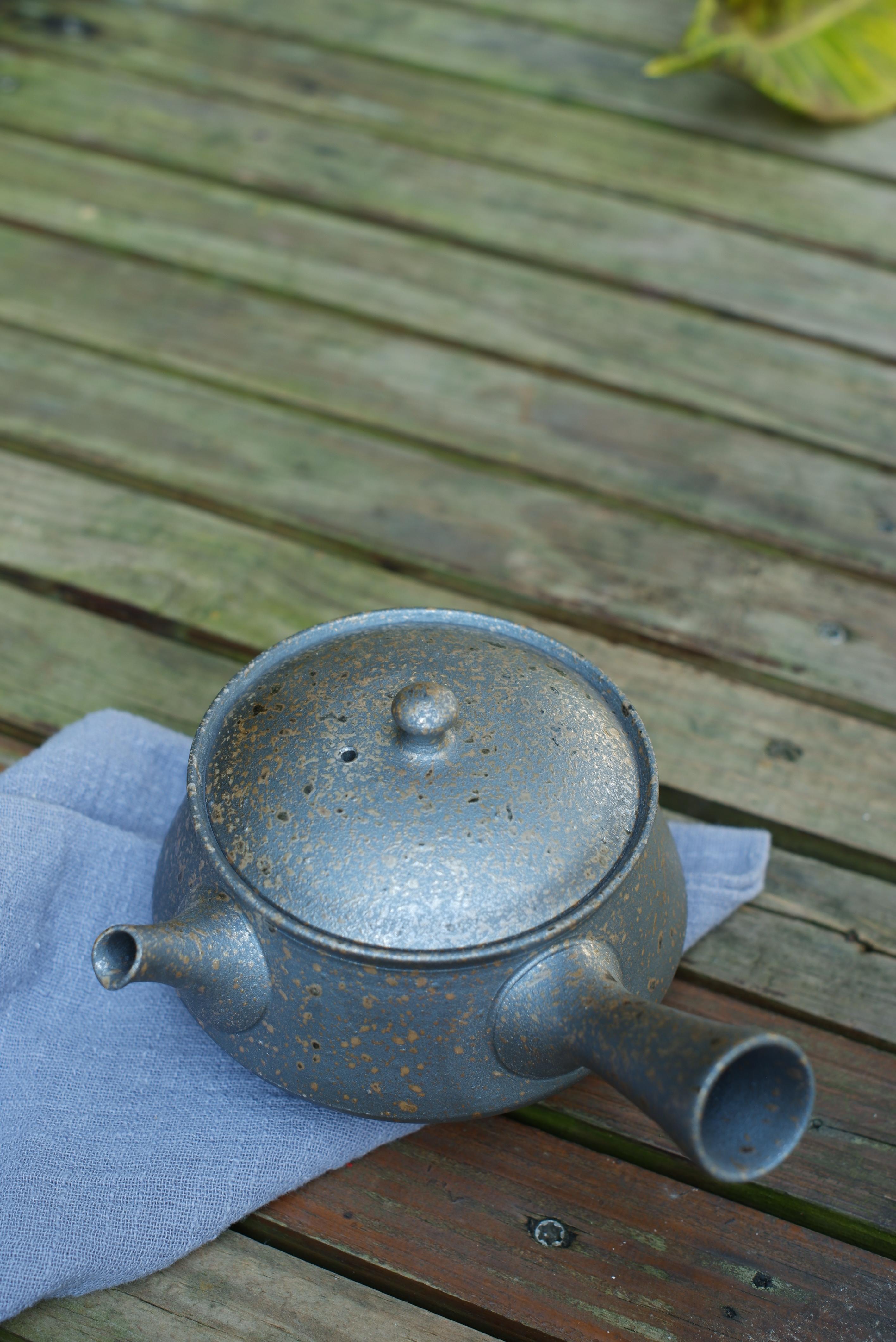 炭化僧帽吹釉【藤田德太】