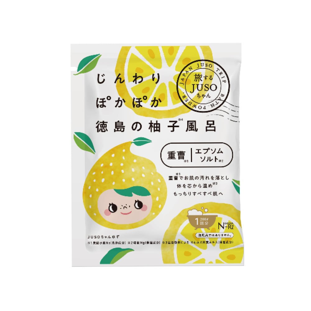 【JUSO BATH POWDER】泡澡時光德島柚子風呂入浴劑 30g