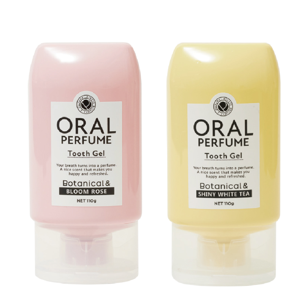 ORAL齒留香美白潔牙凝膠(玫瑰蜜桃香/柑橘白茶香)110g任選1