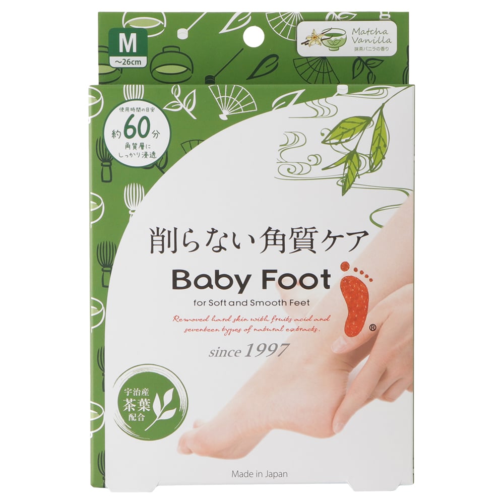 【Baby Foot 寶貝腳】寶貝腳3D立體足膜(宇治抹茶香)