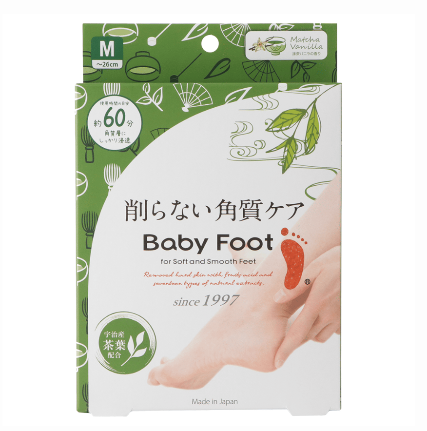 【Baby Foot 寶貝腳】寶貝腳3D立體足膜(宇治抹茶香)
