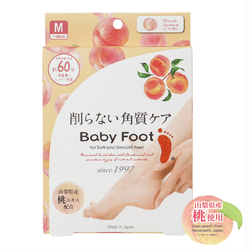 【Baby Foot 寶貝腳】3D立體足膜(深層60分鐘版)水蜜桃香