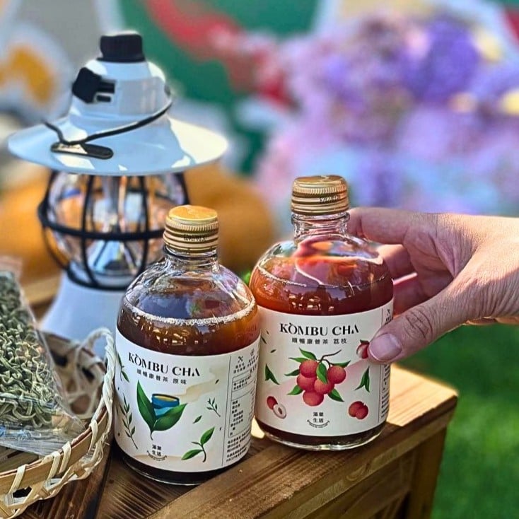 新裝上市｜順暢康普茶/荔枝、原味(24入裝/箱裝)