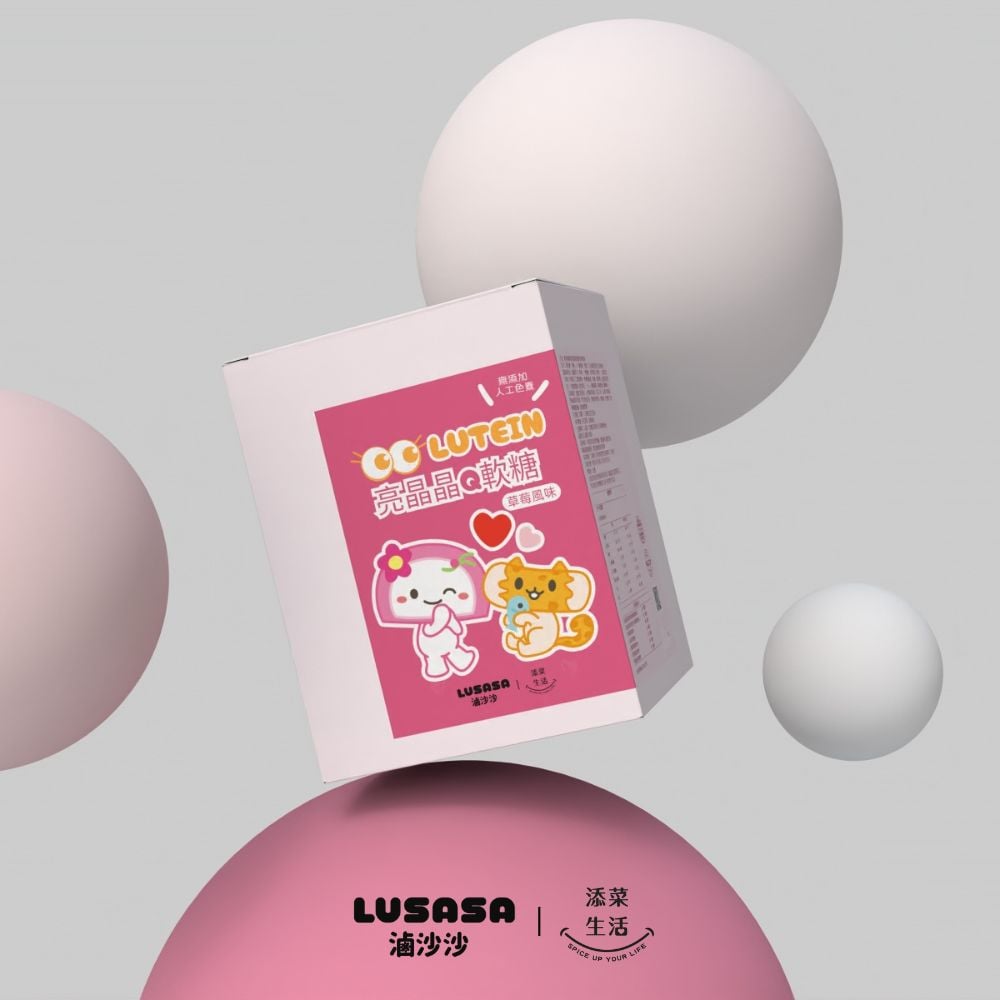 專利葉黃素亮晶晶Q軟糖(草莓風味) 30顆裝