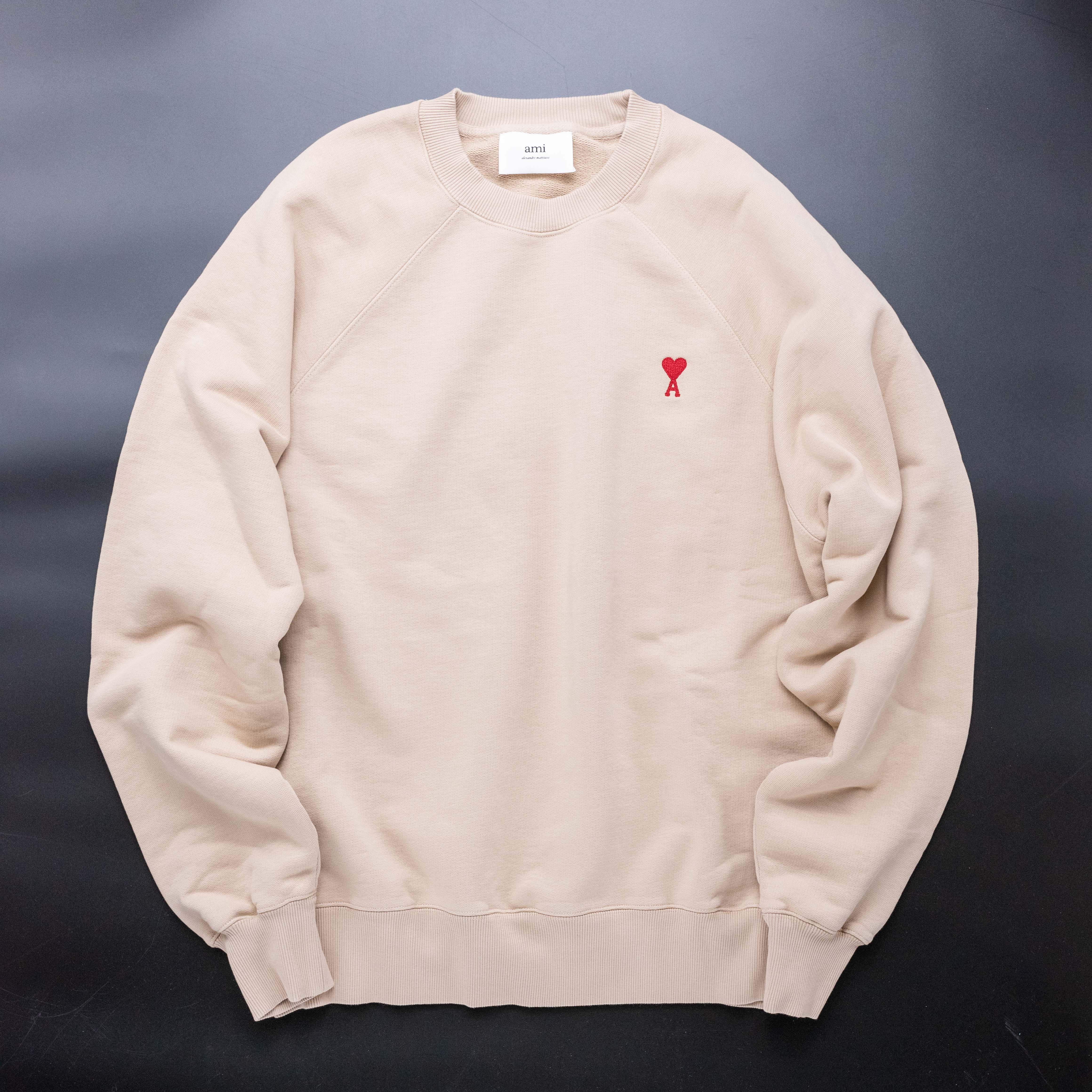 AMI PARIS 衛衣 亞麻色