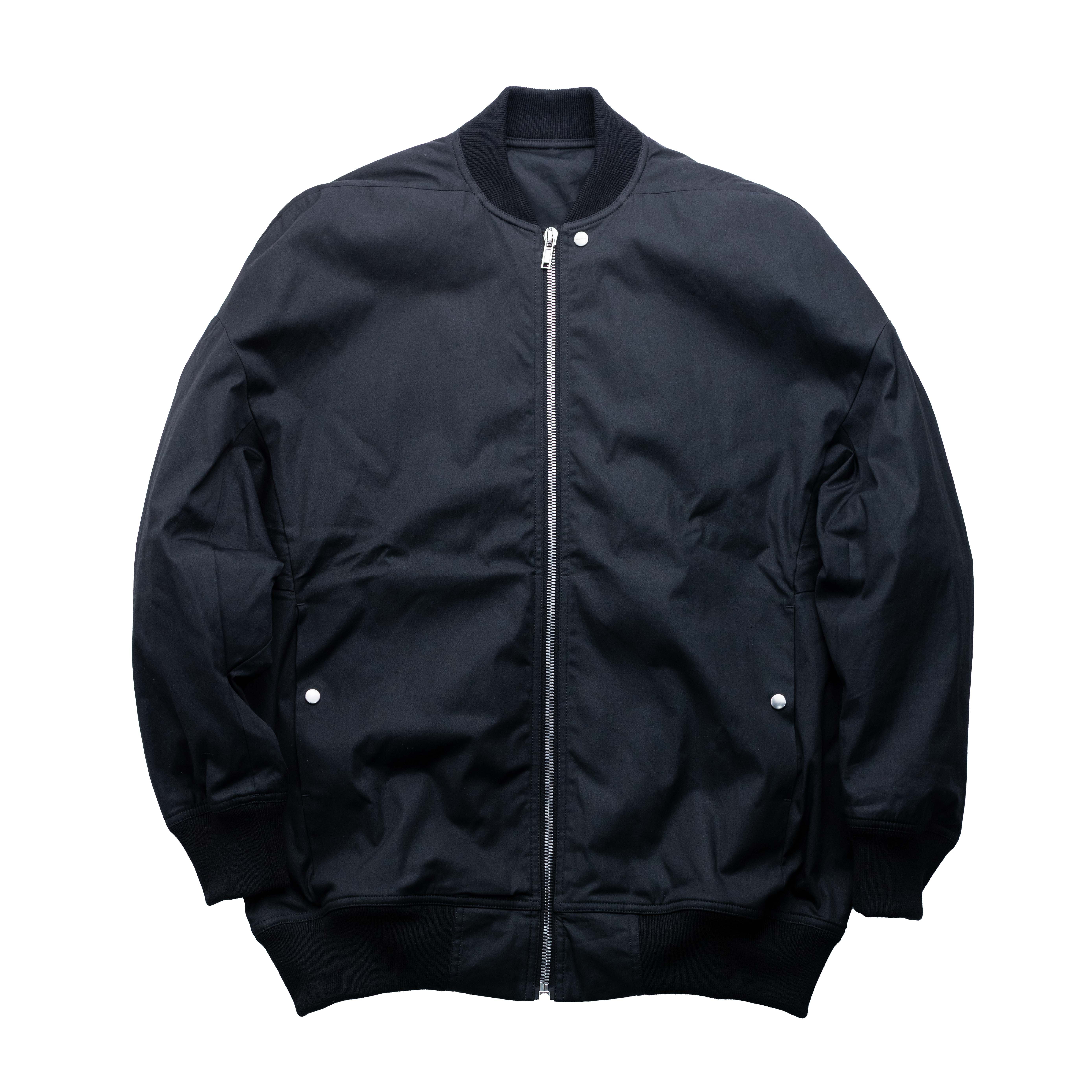 Rick Owens Jumbo peterflight 經典長版飛行外套黑