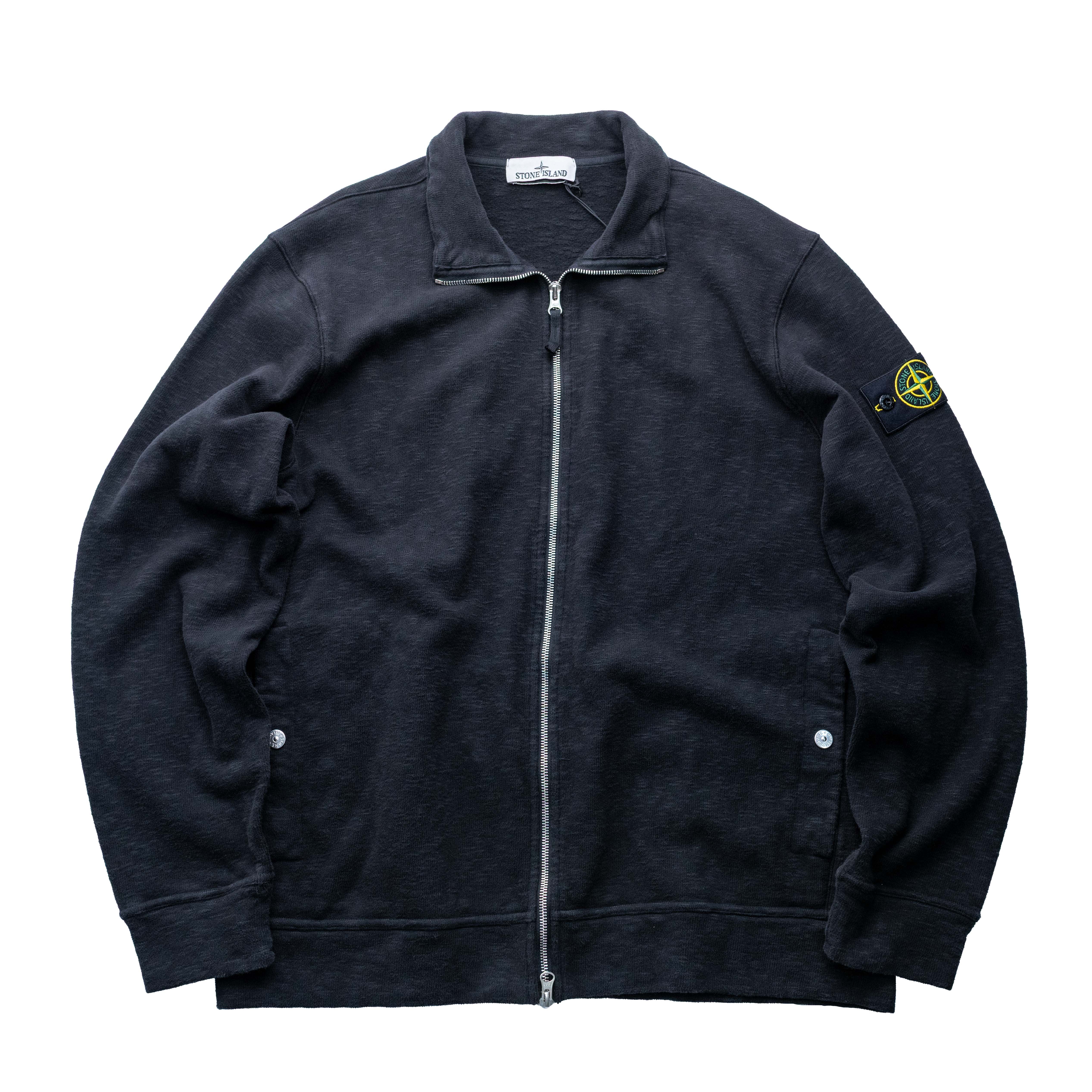 Stone Island 立領棉外套 黑