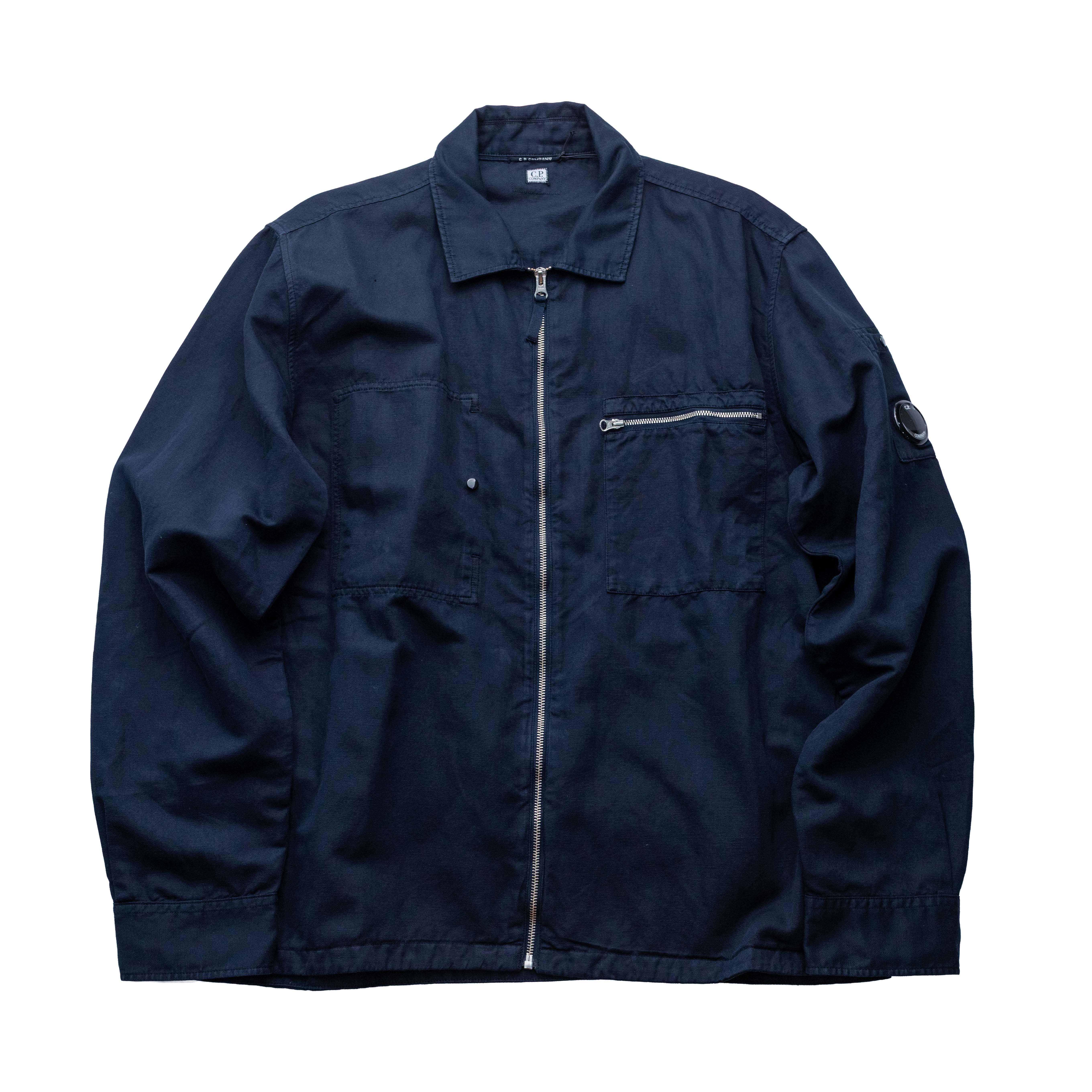 C.P. Company 風鏡襯衫外套 日蝕藍