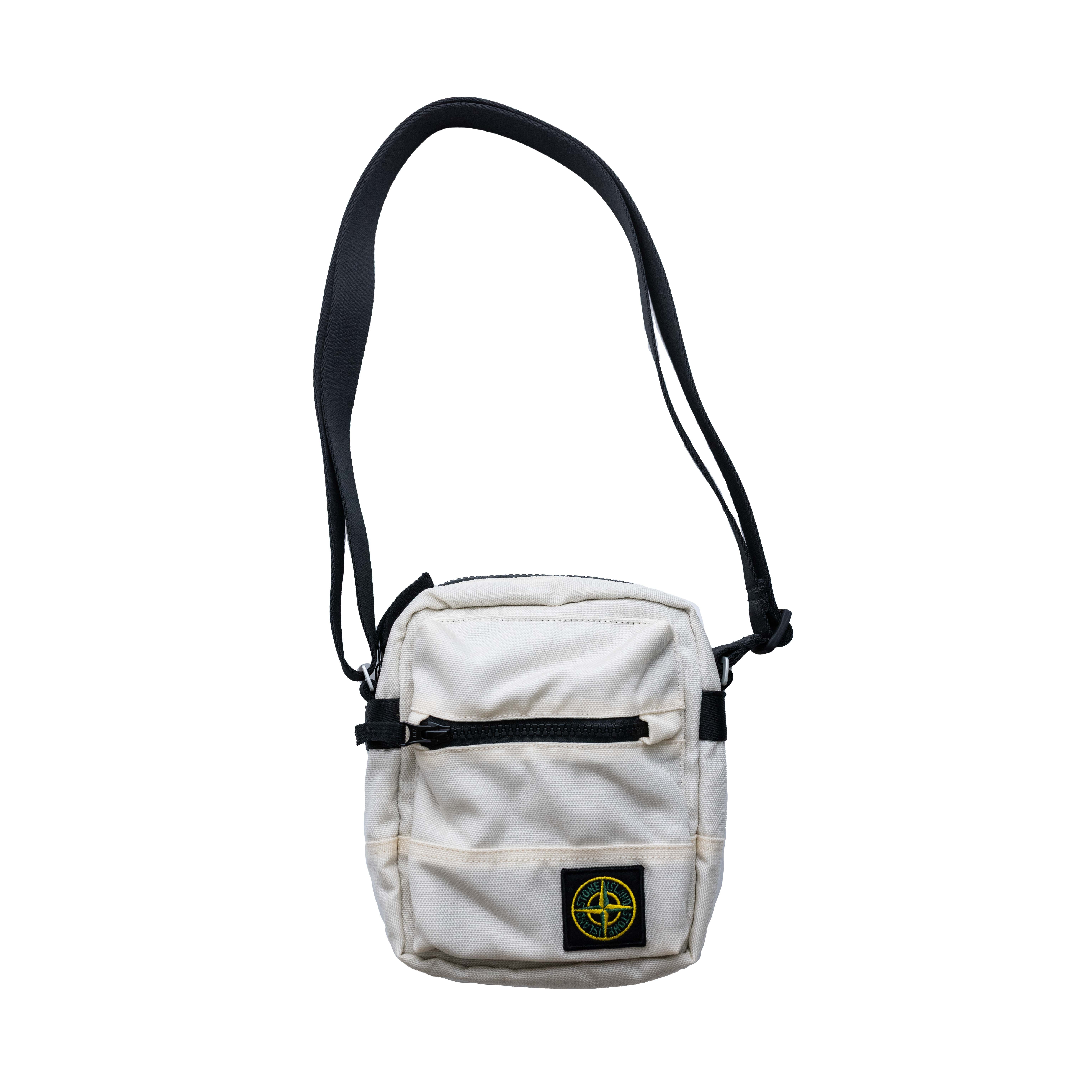 Stone Island 斜肩小包 象牙白