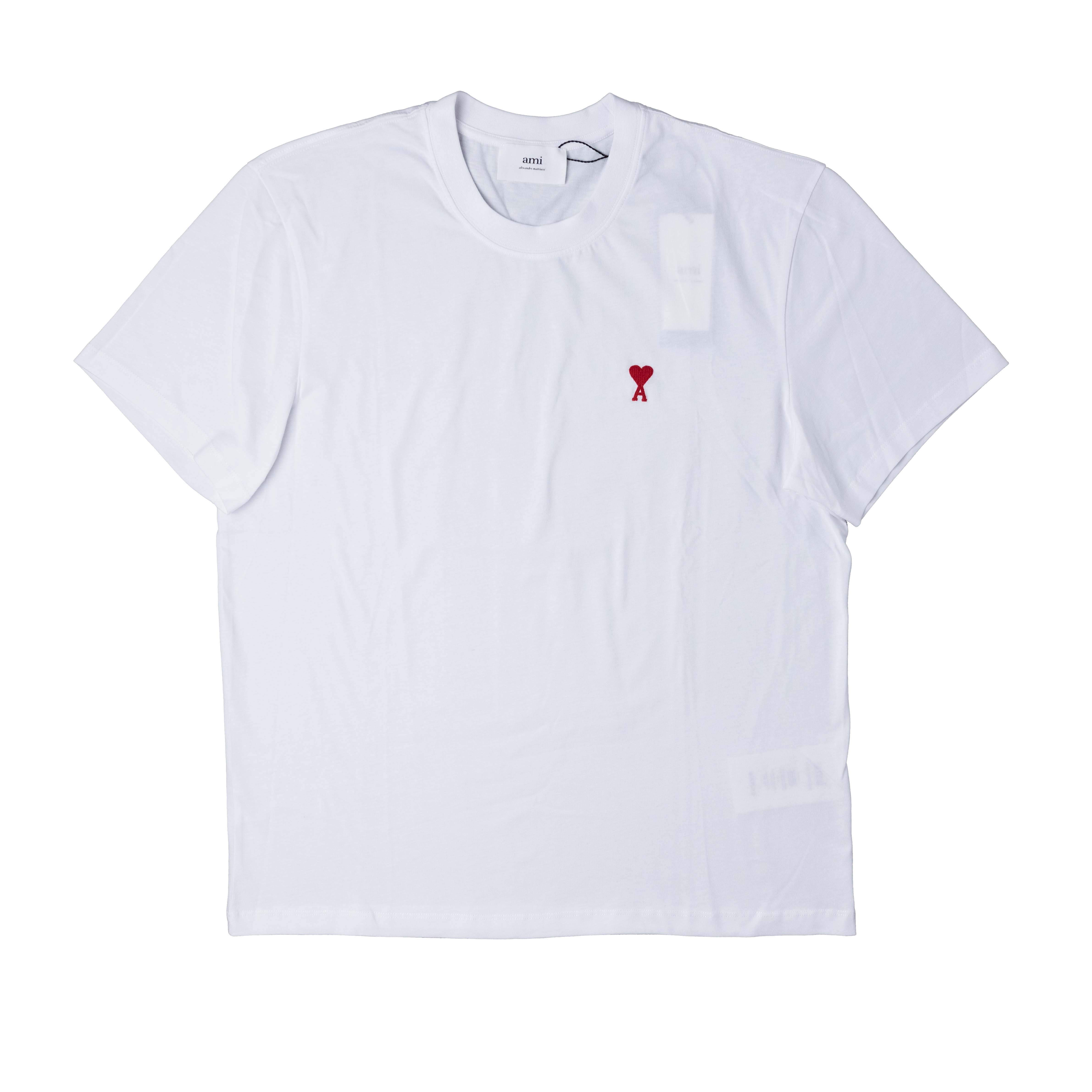 [ AMI ] De coeur T-shirt 白色