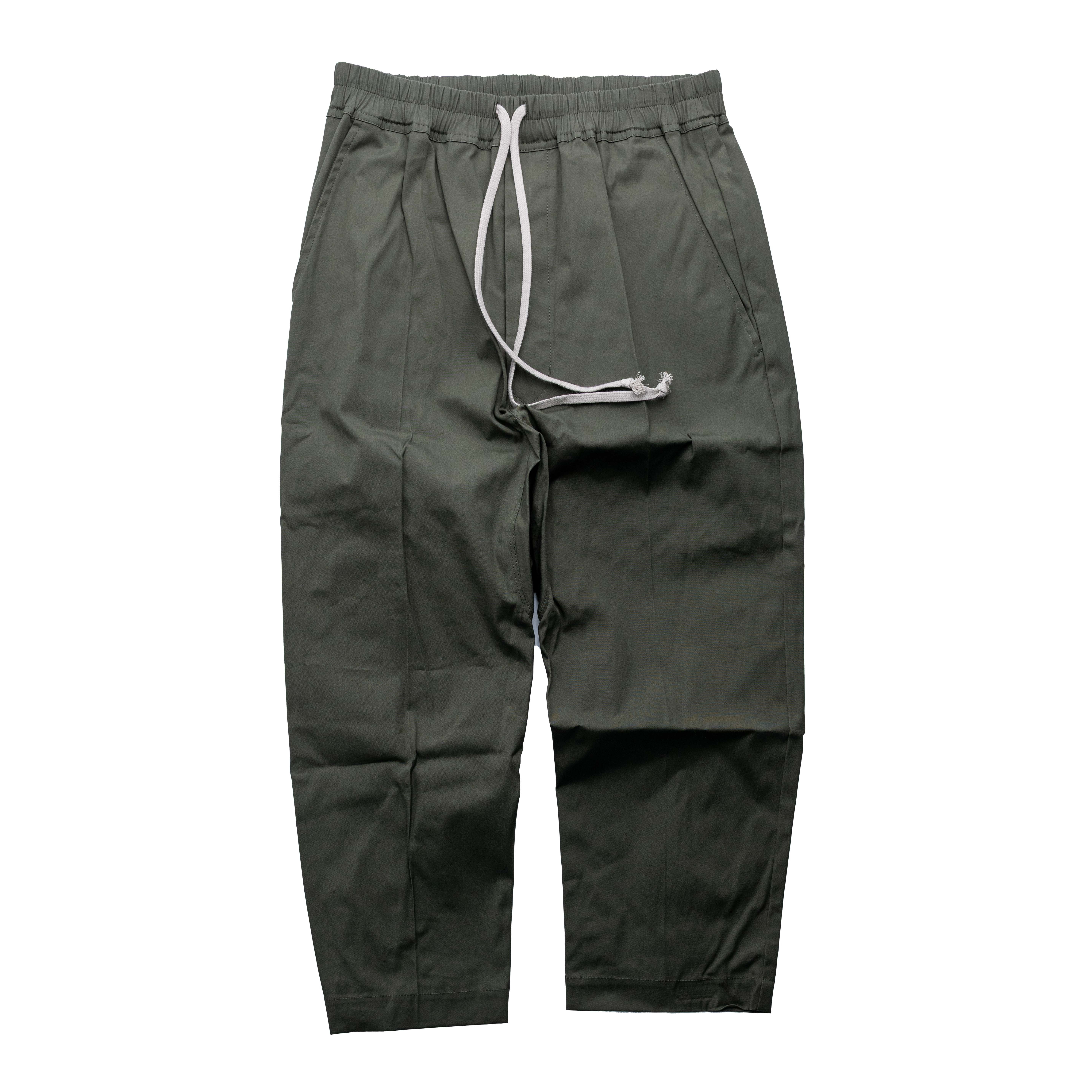 Rick Owens 主線 Cropped 九分褲 墨綠