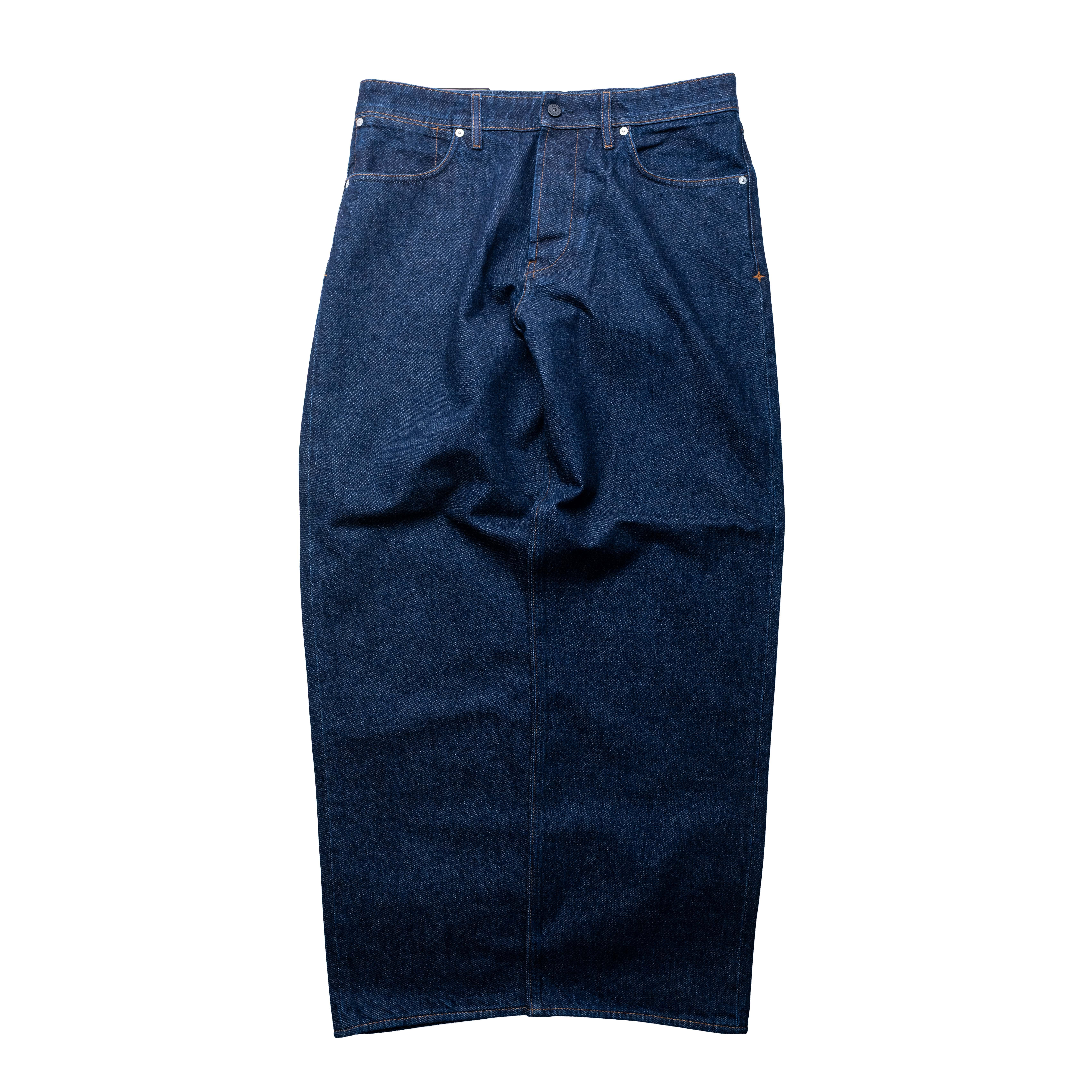 Stone Island 寬鬆水洗牛仔褲 藍