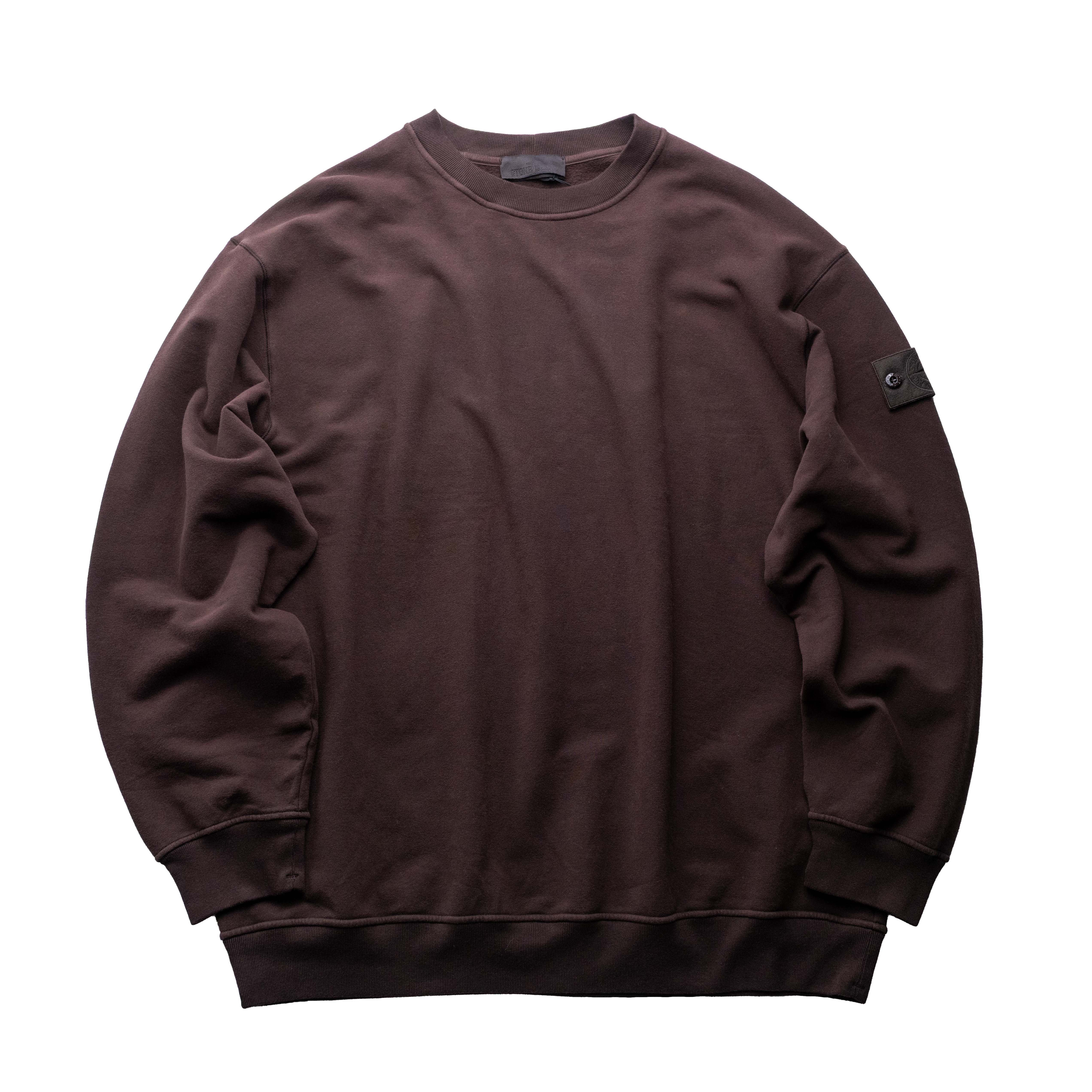 Stone Island Ghost 幽靈刷絨薄衛衣 灰褐色