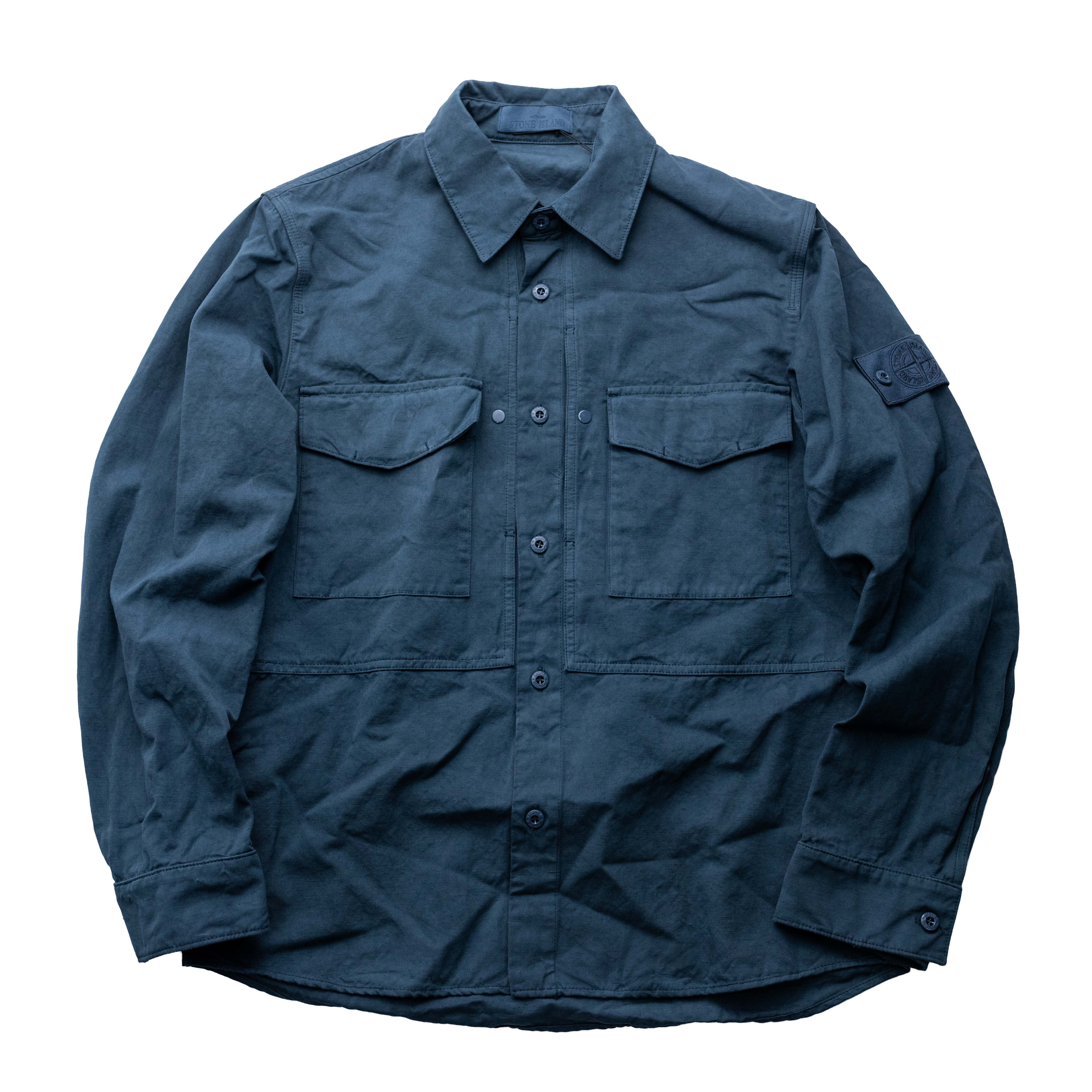 Stone Island Ghost幽靈襯衫 石板藍色
