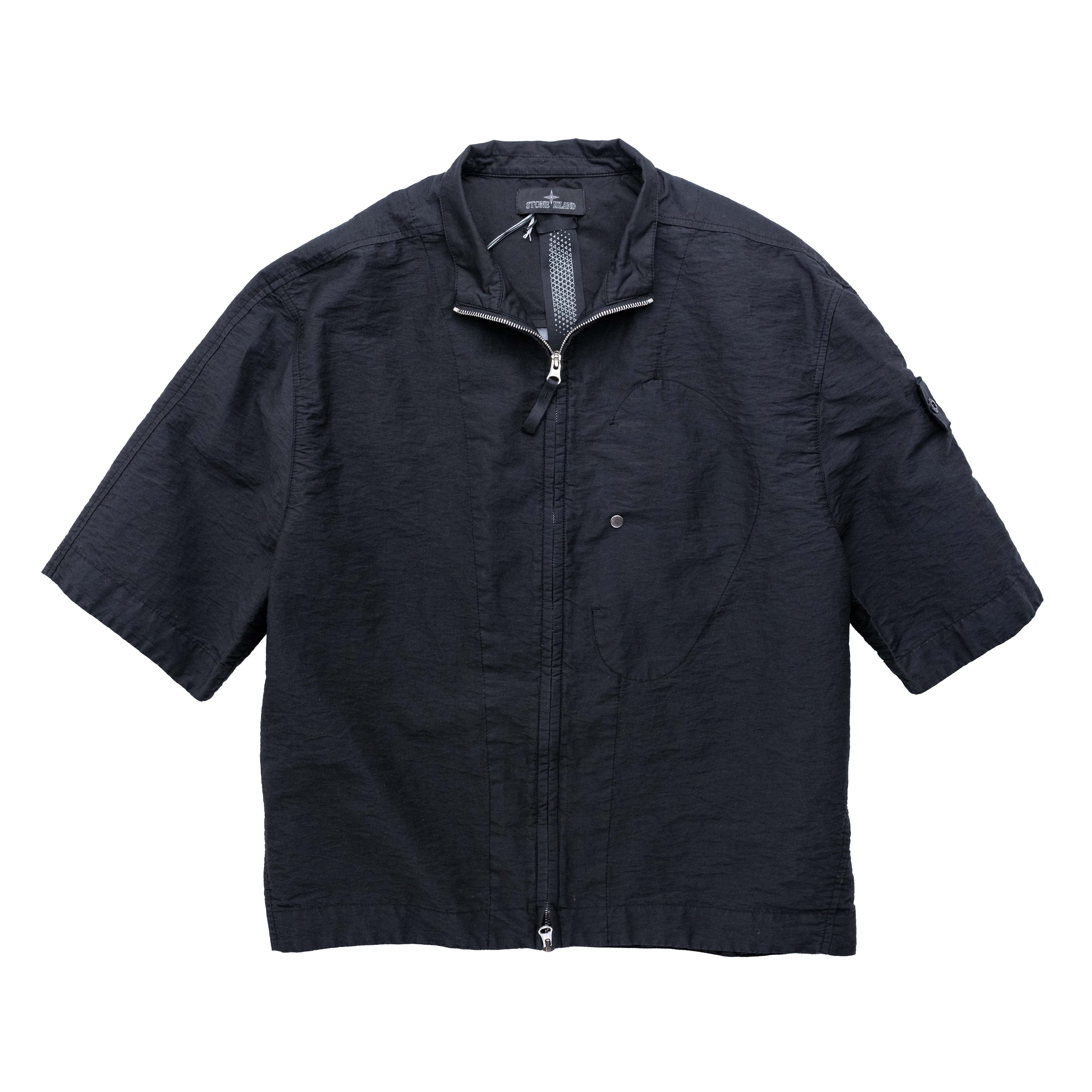 [ Stone Island Shadow Project ] 10322 OVERSHIRT DOUBLE FACE GRAPHICS 黑色