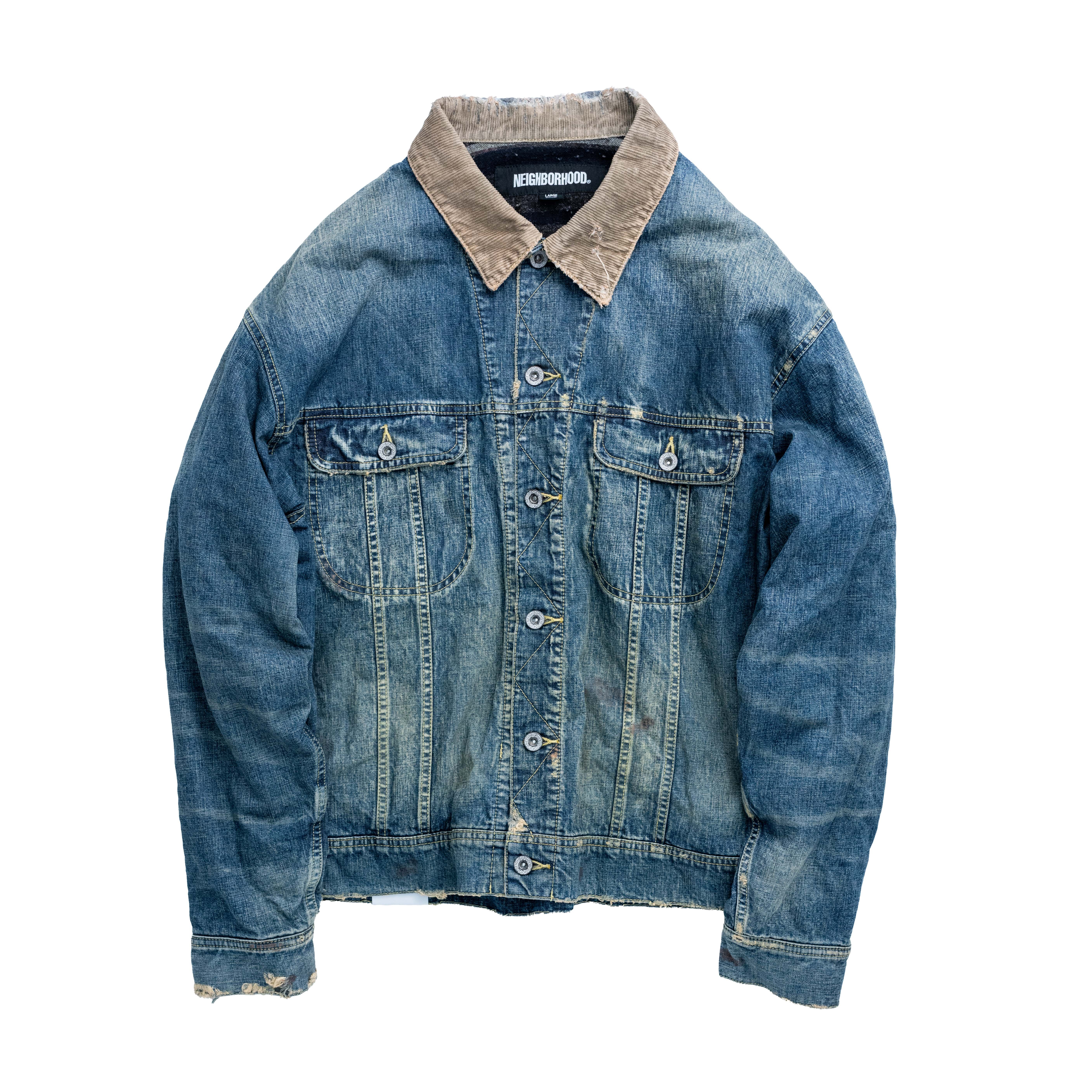 Neighborhood SAVAGE DENIM LINED JACKET