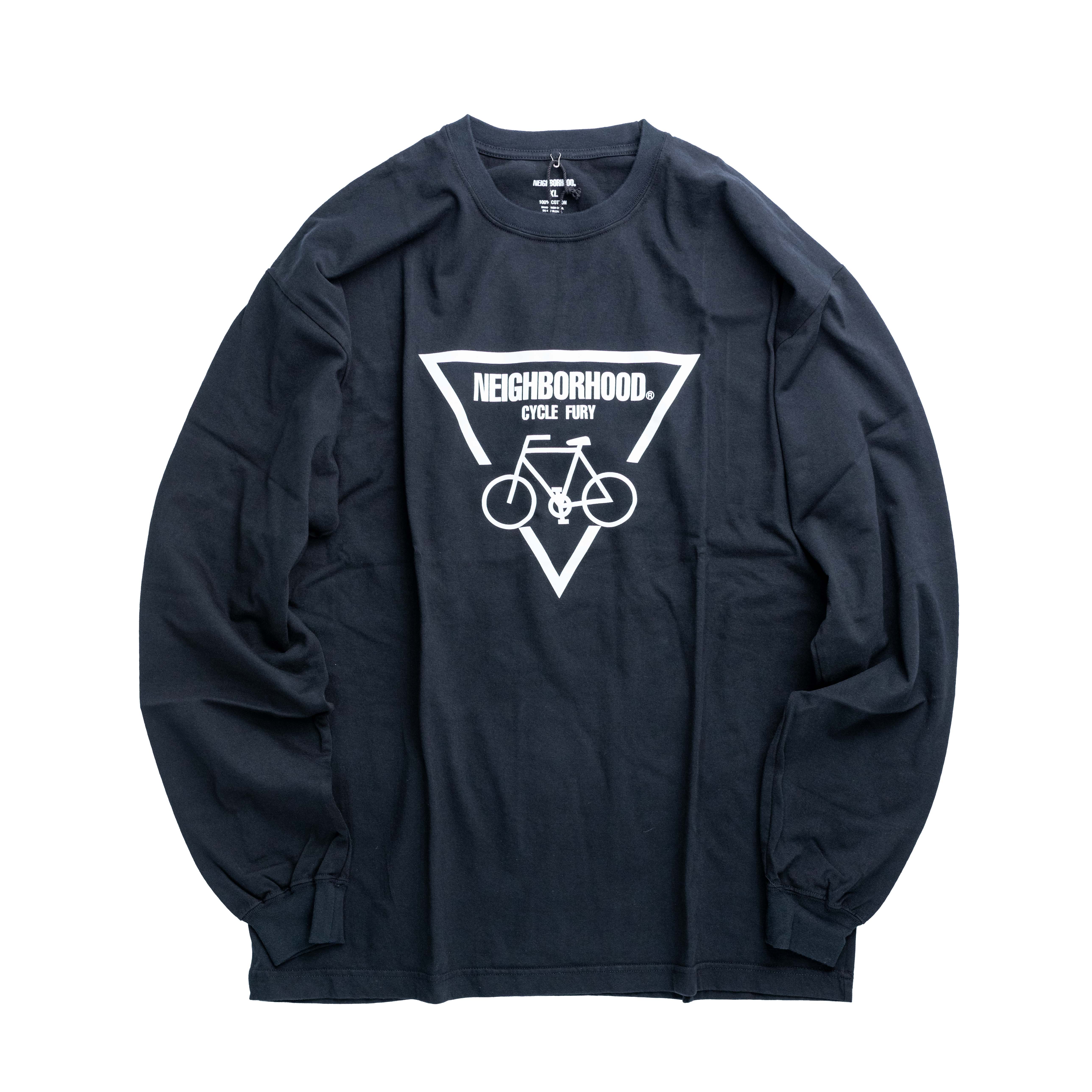 Neighborhood NH. T-SHIRT LS-3 黑