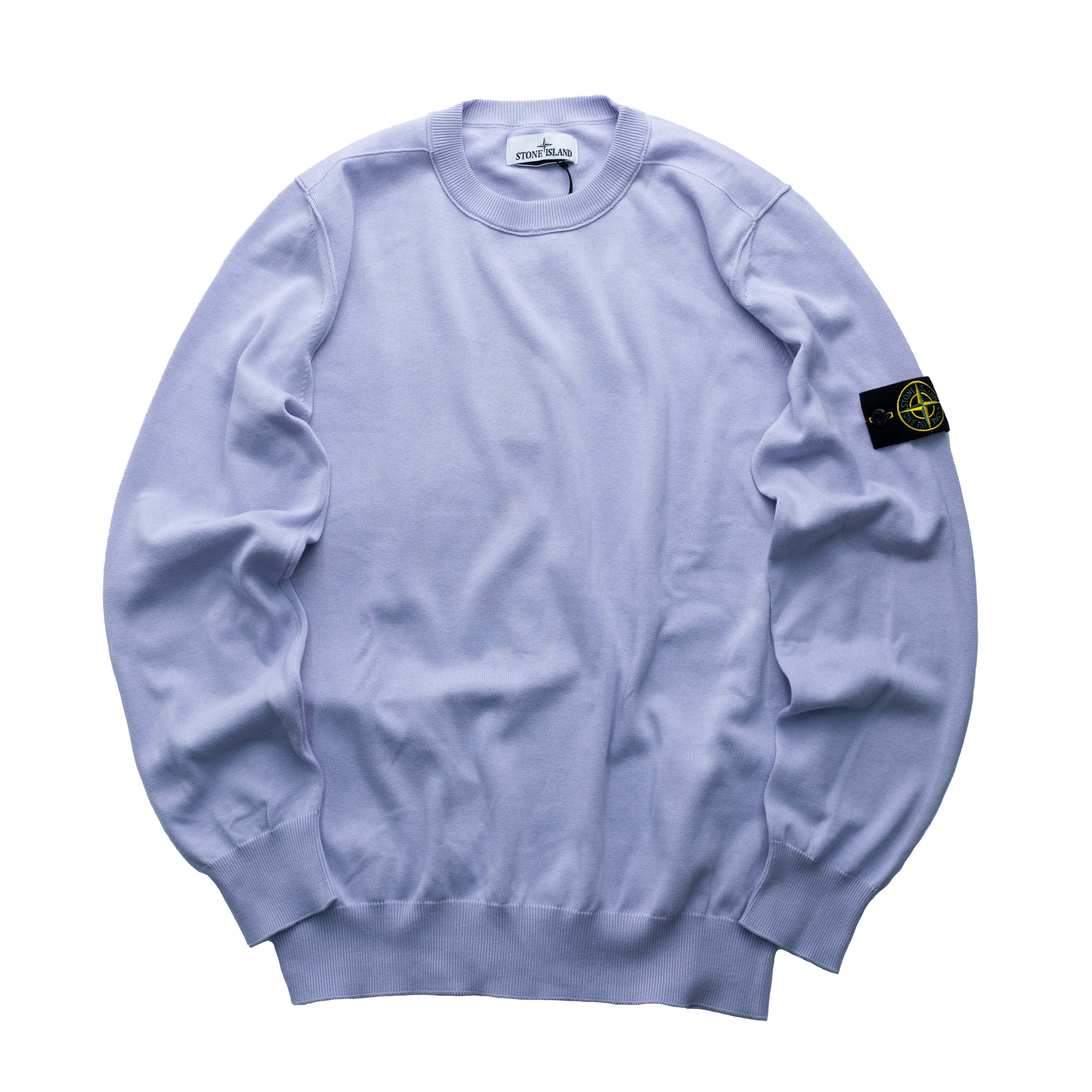 Stone Island 薄針織衛衣 薰衣草色