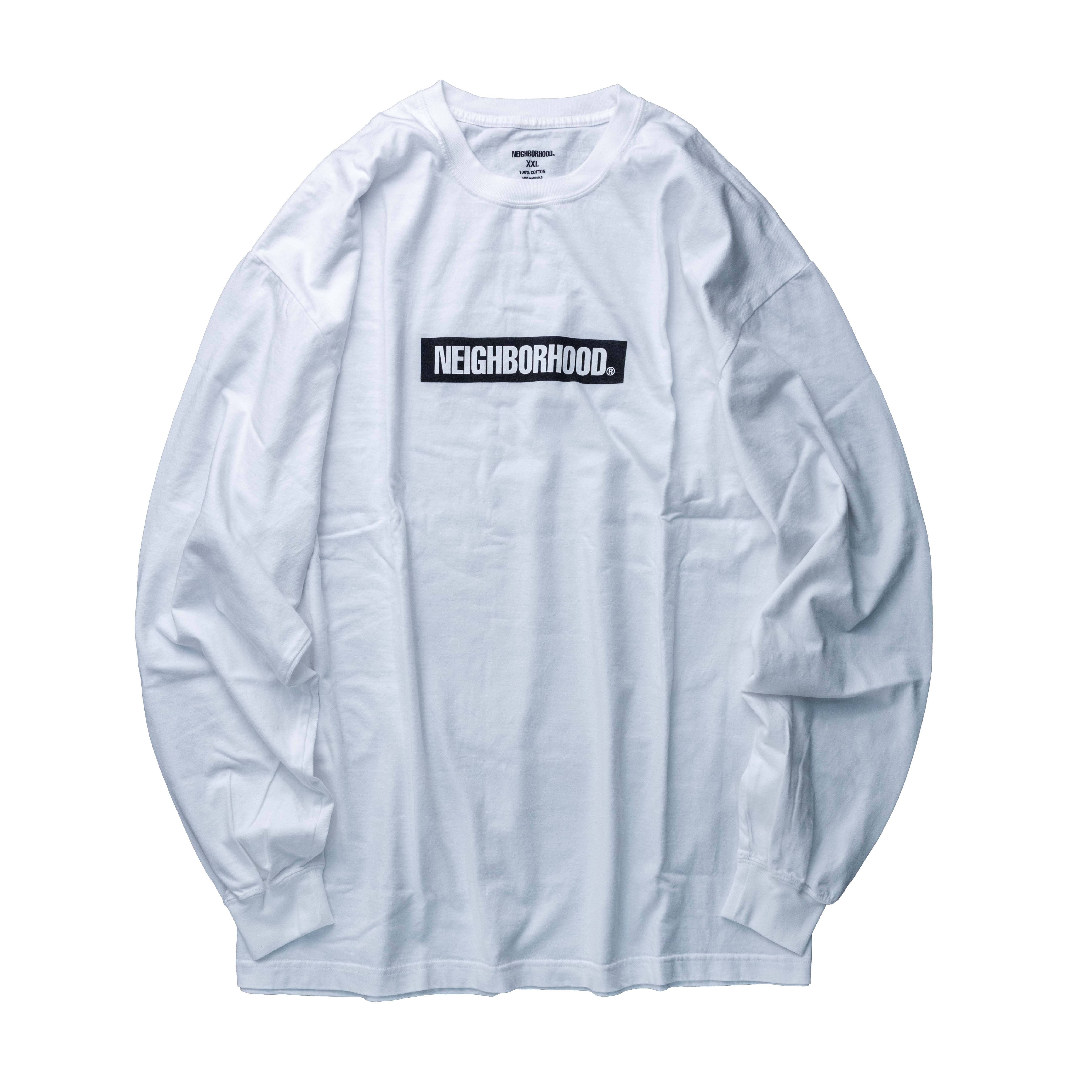 Neighborhood NH. Tee LS-2 薄長袖 白