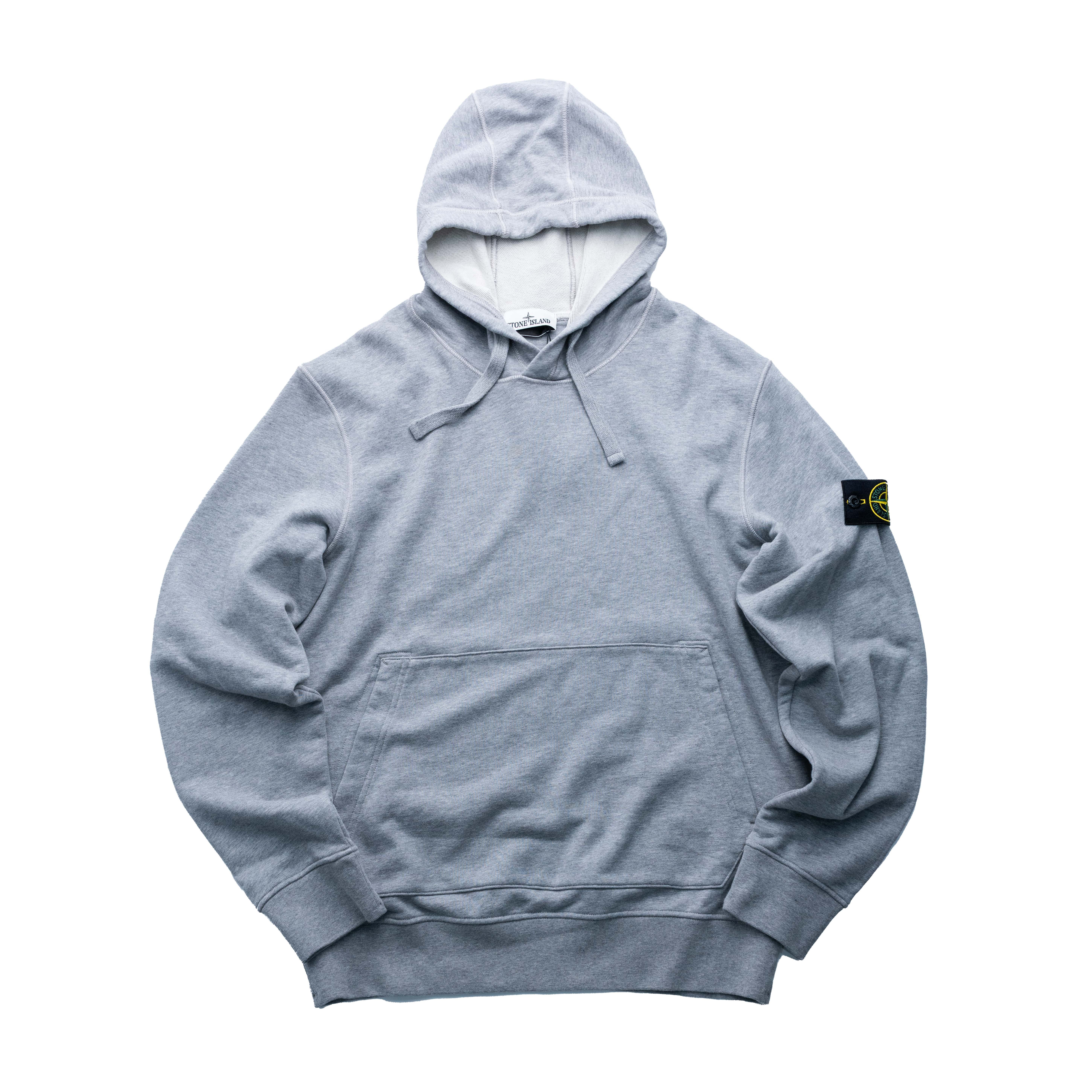 Stone Island 連帽衛衣 淺灰